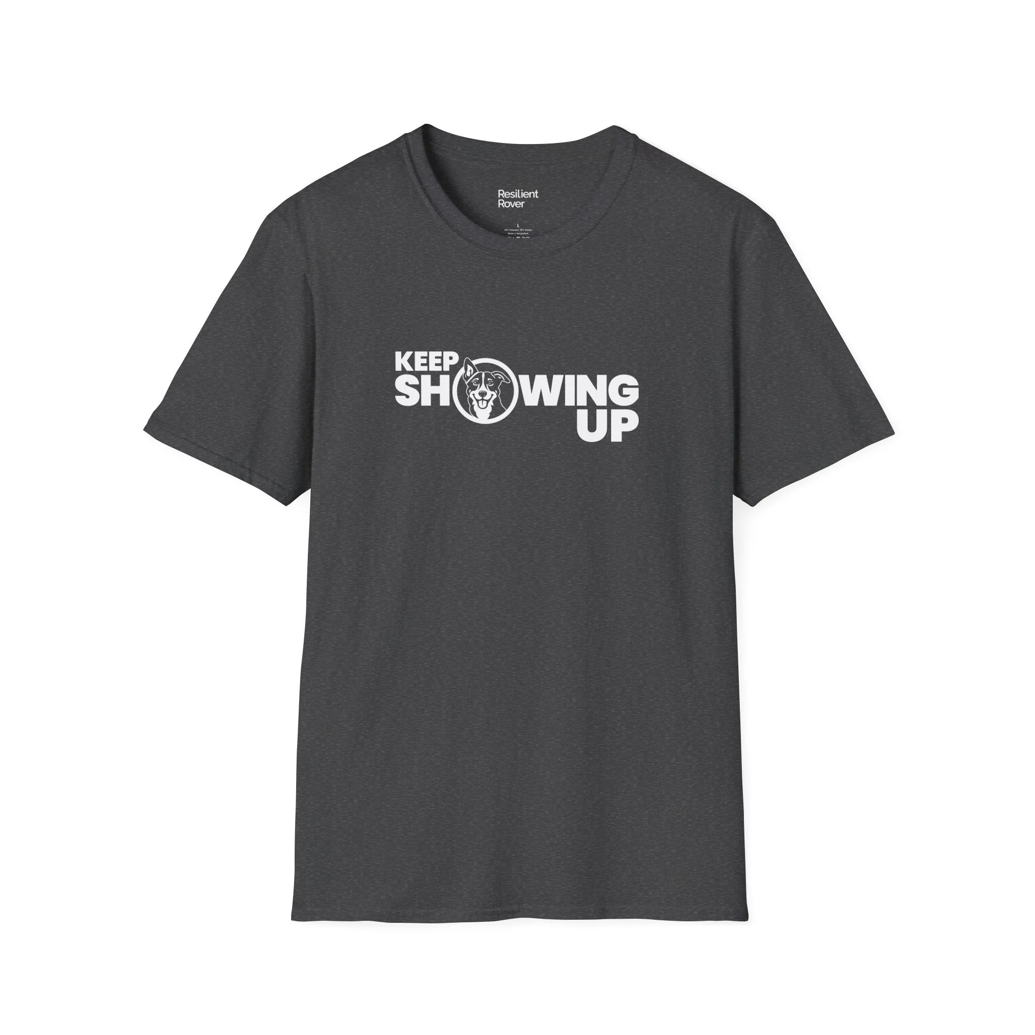 Keep Showing Up Lightweight Crew-neck Unisex T-Shirt