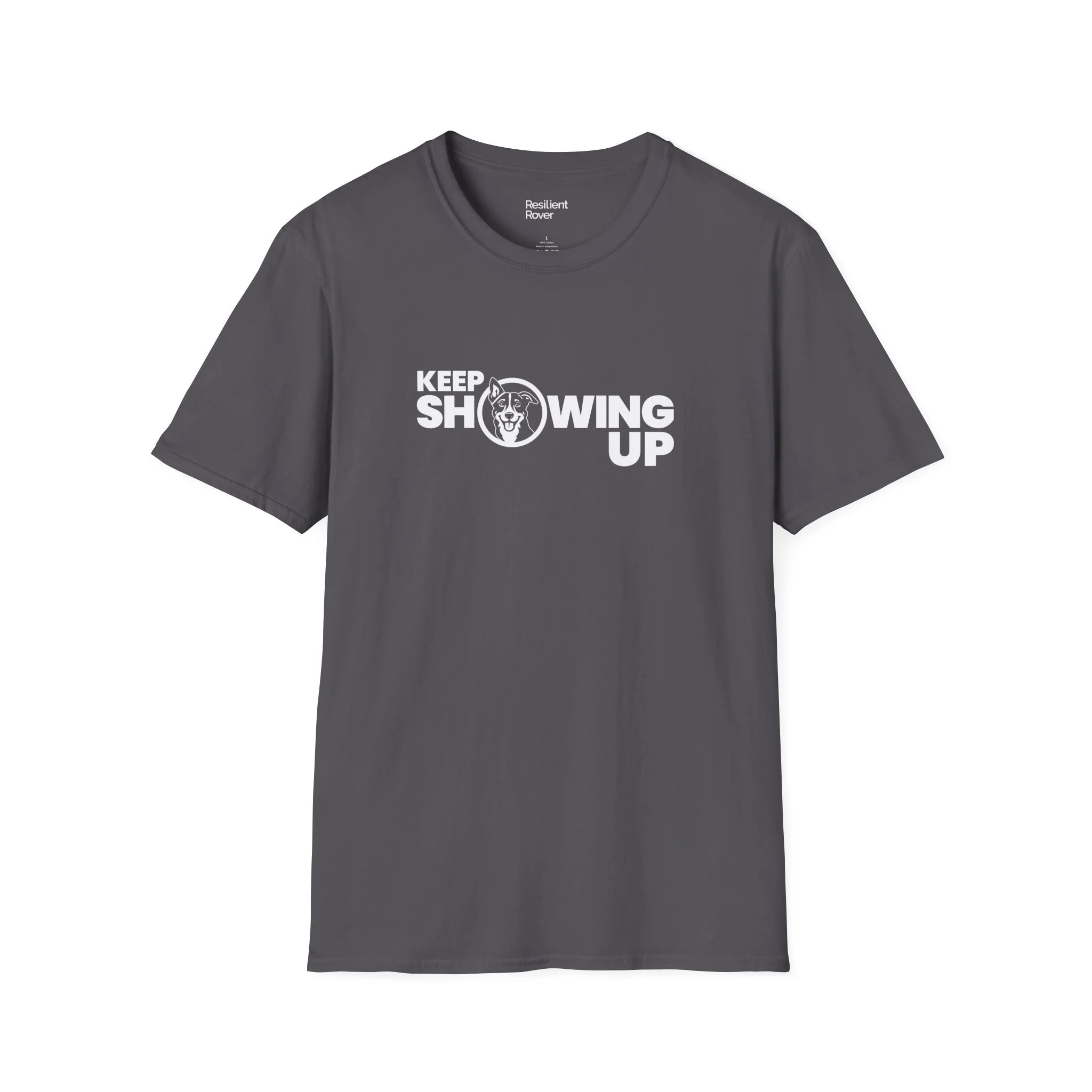 Keep Showing Up Lightweight Crew-neck Unisex T-Shirt