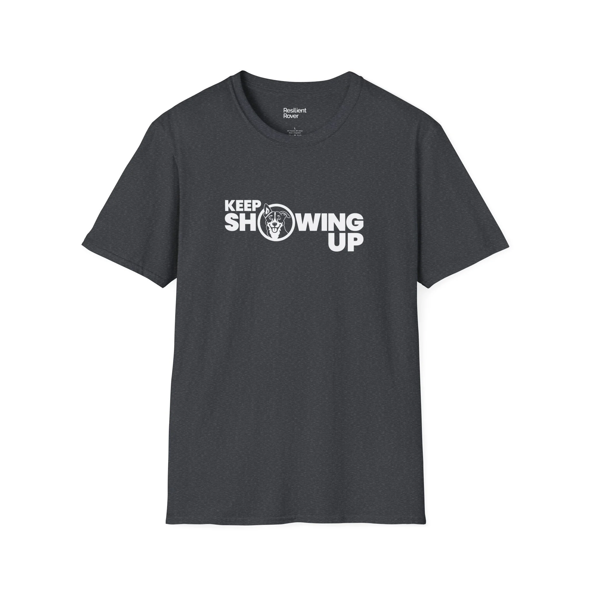 Keep Showing Up Lightweight Crew-neck Unisex T-Shirt