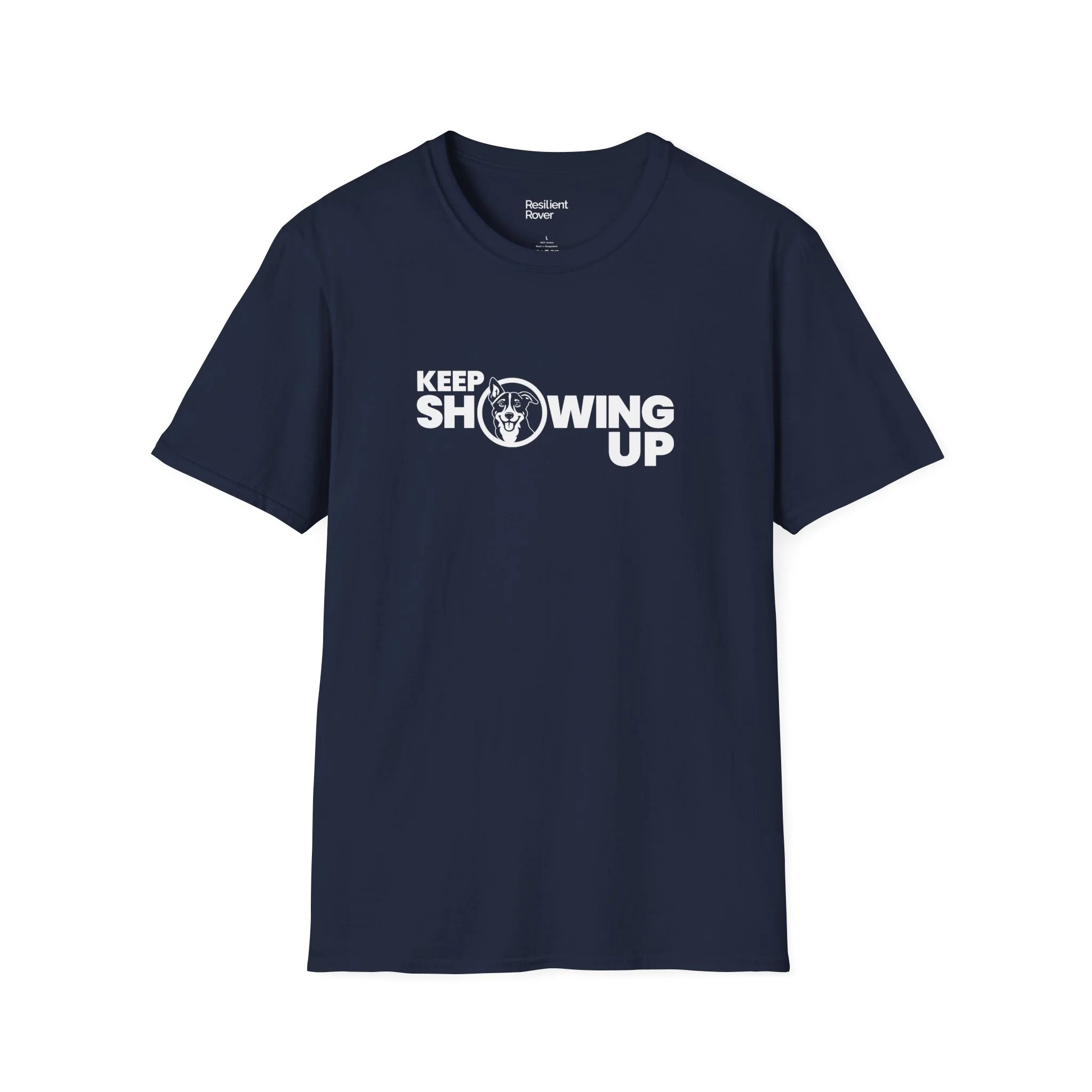 Keep Showing Up Lightweight Crew-neck Unisex T-Shirt