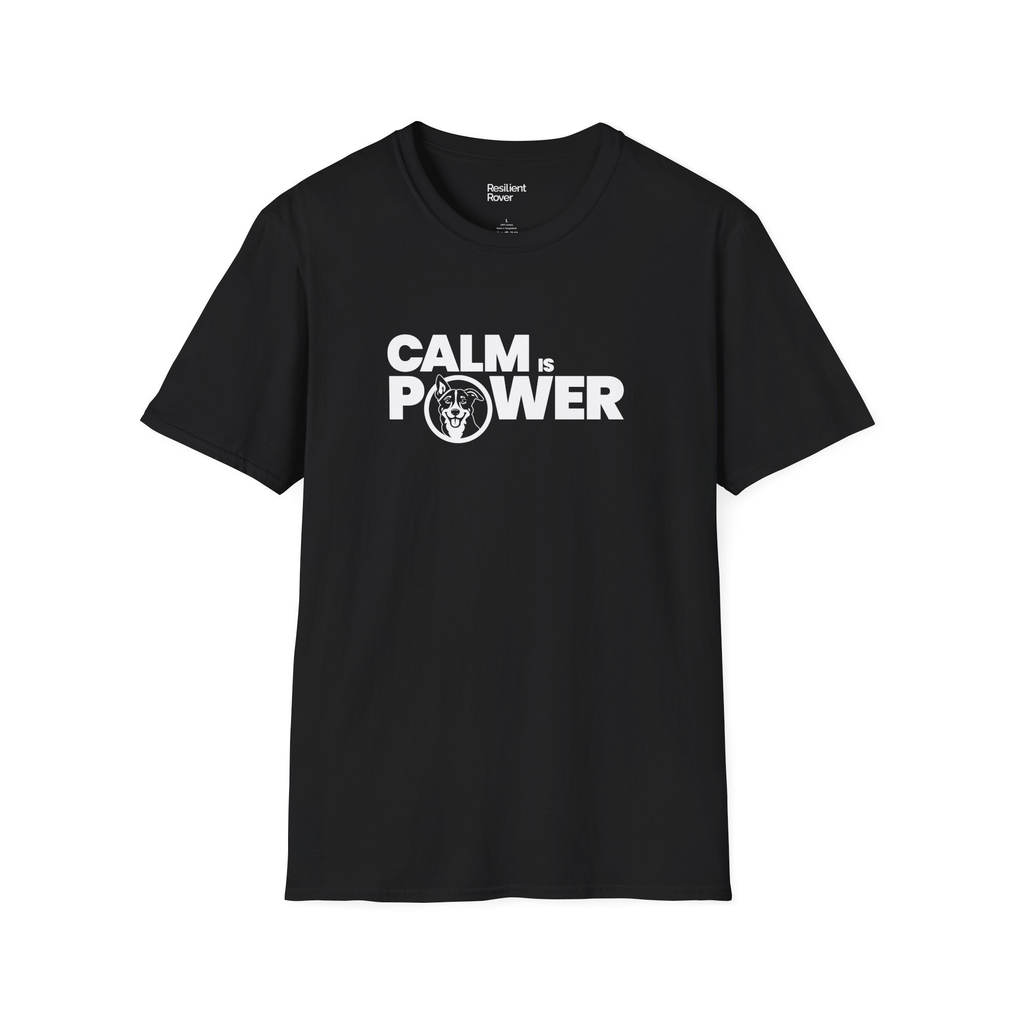 Calm Is Power Lightweight Crew-neck Unisex T-Shirt