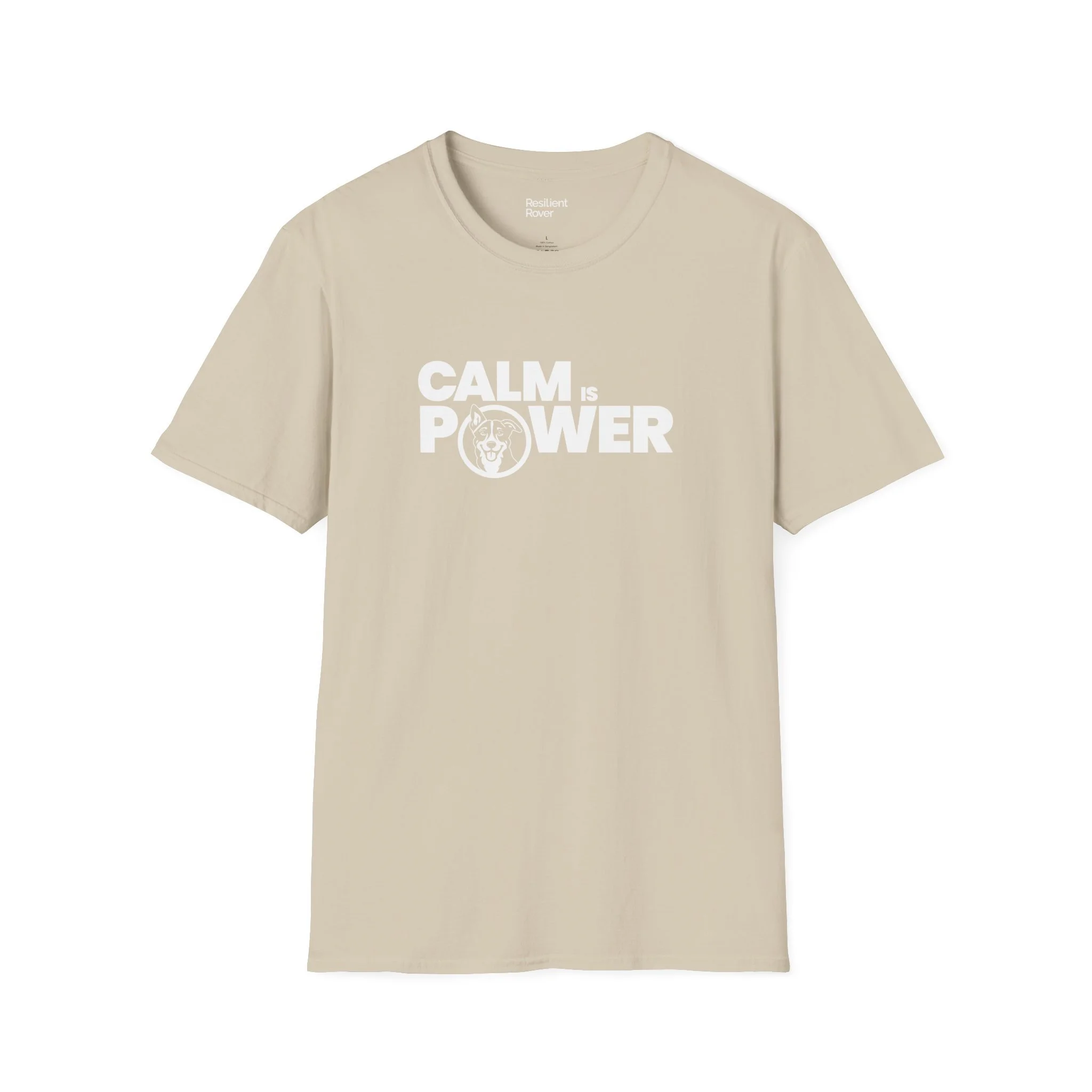 Calm Is Power Lightweight Crew-neck Unisex T-Shirt