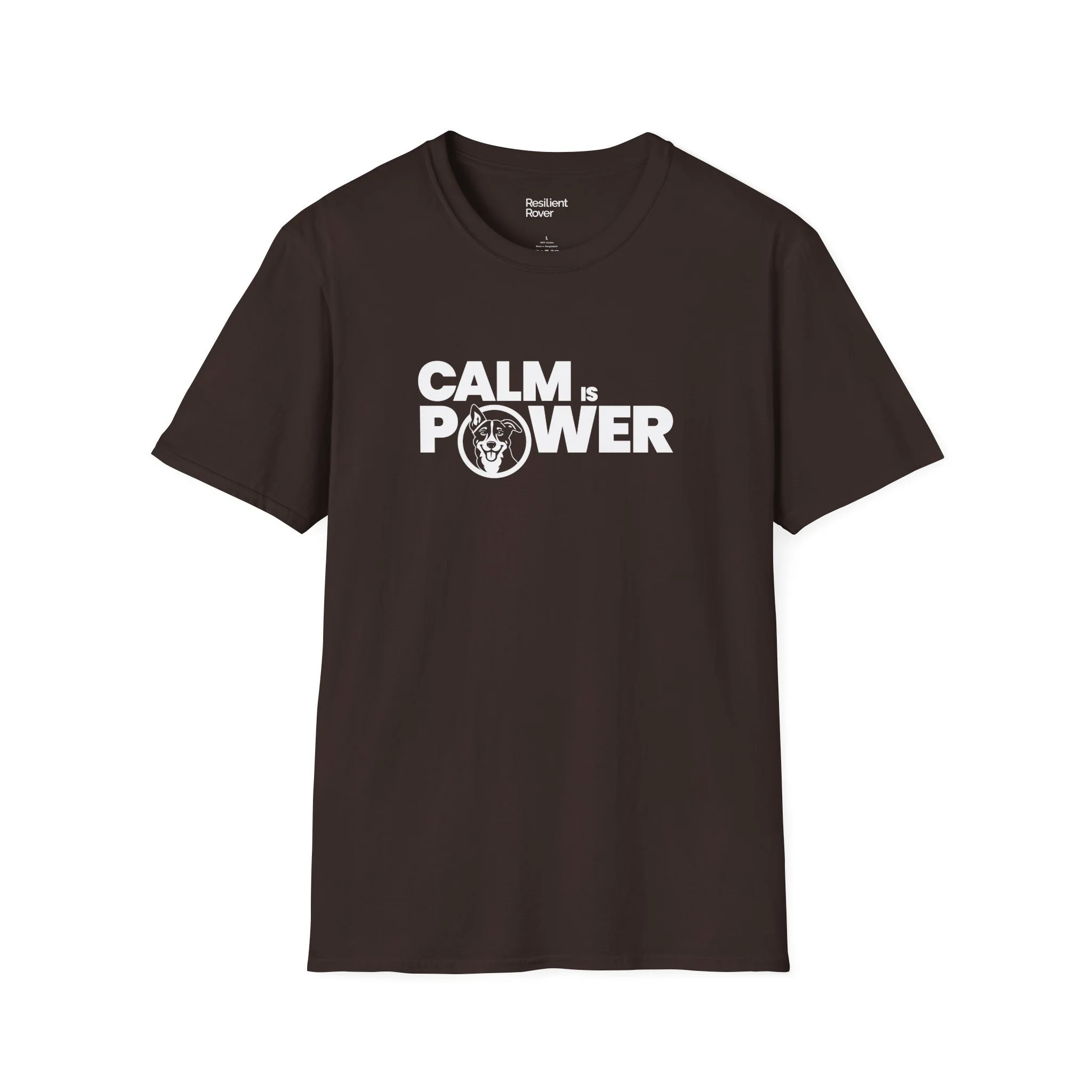 Calm Is Power Lightweight Crew-neck Unisex T-Shirt