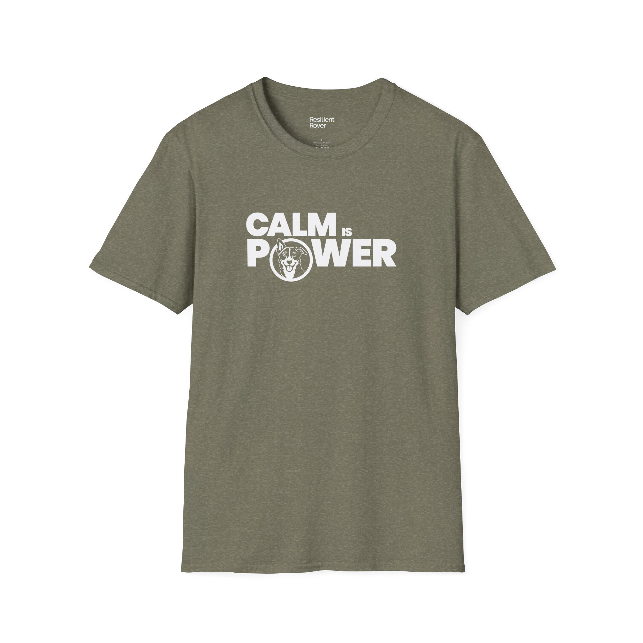 Calm Is Power Lightweight Crew-neck Unisex T-Shirt