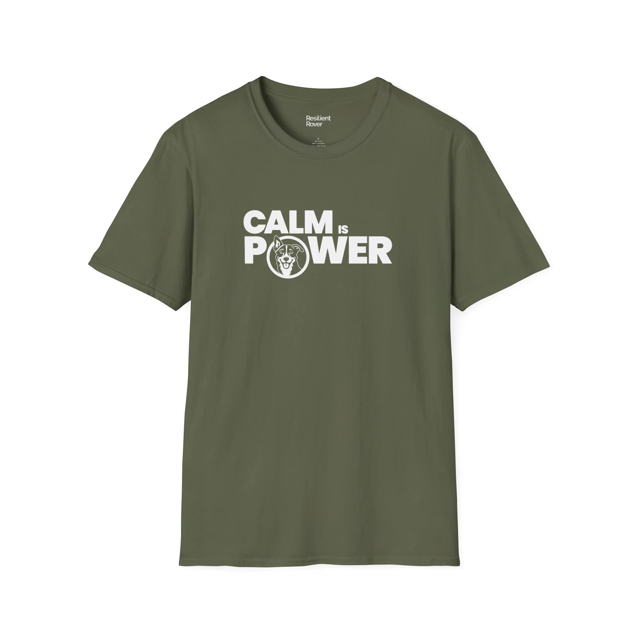 Calm Is Power Lightweight Crew-neck Unisex T-Shirt