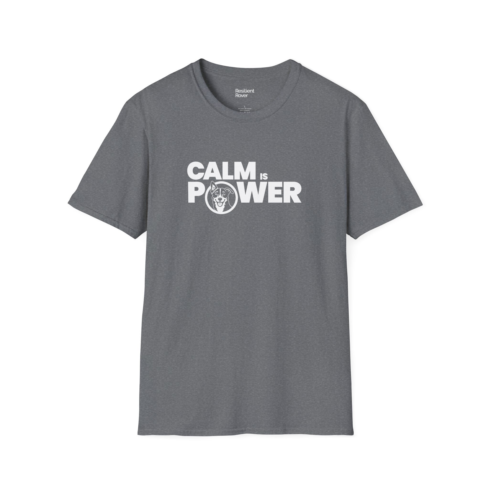 Calm Is Power Lightweight Crew-neck Unisex T-Shirt