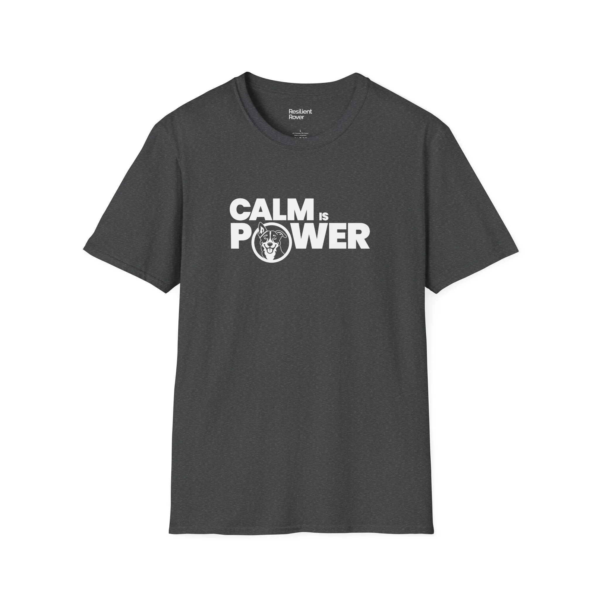 Calm Is Power Lightweight Crew-neck Unisex T-Shirt