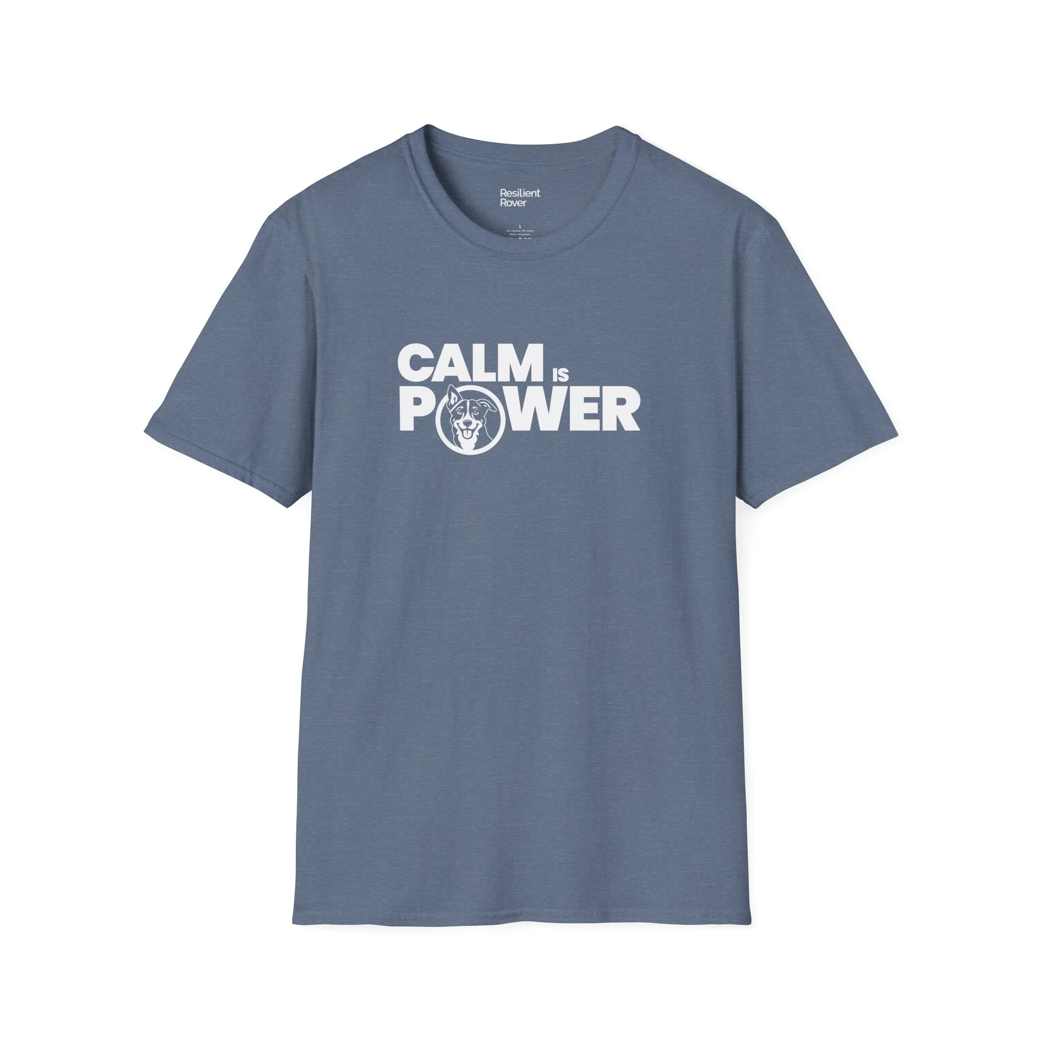Calm Is Power Lightweight Crew-neck Unisex T-Shirt