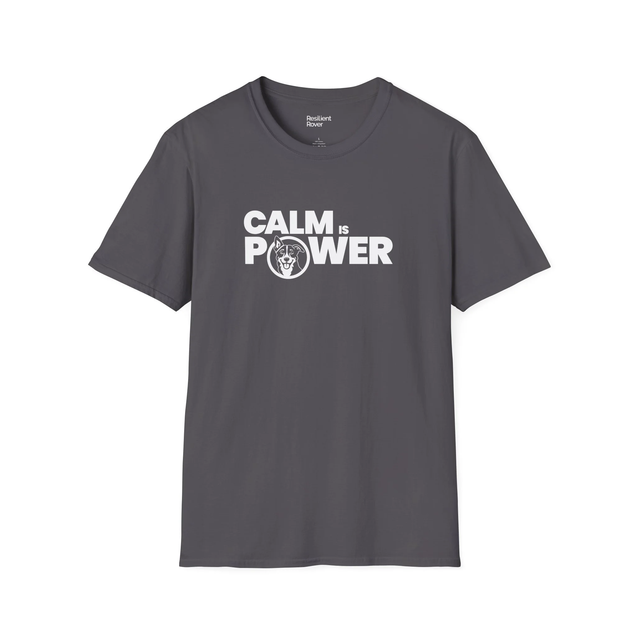 Calm Is Power Lightweight Crew-neck Unisex T-Shirt