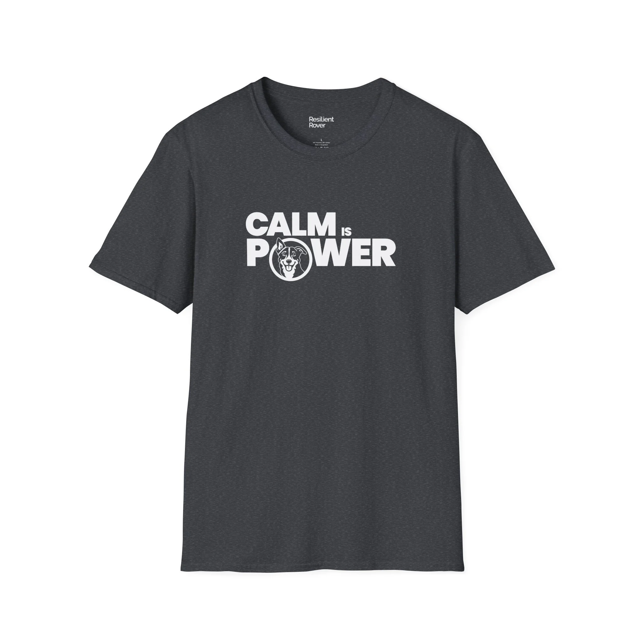 Calm Is Power Lightweight Crew-neck Unisex T-Shirt
