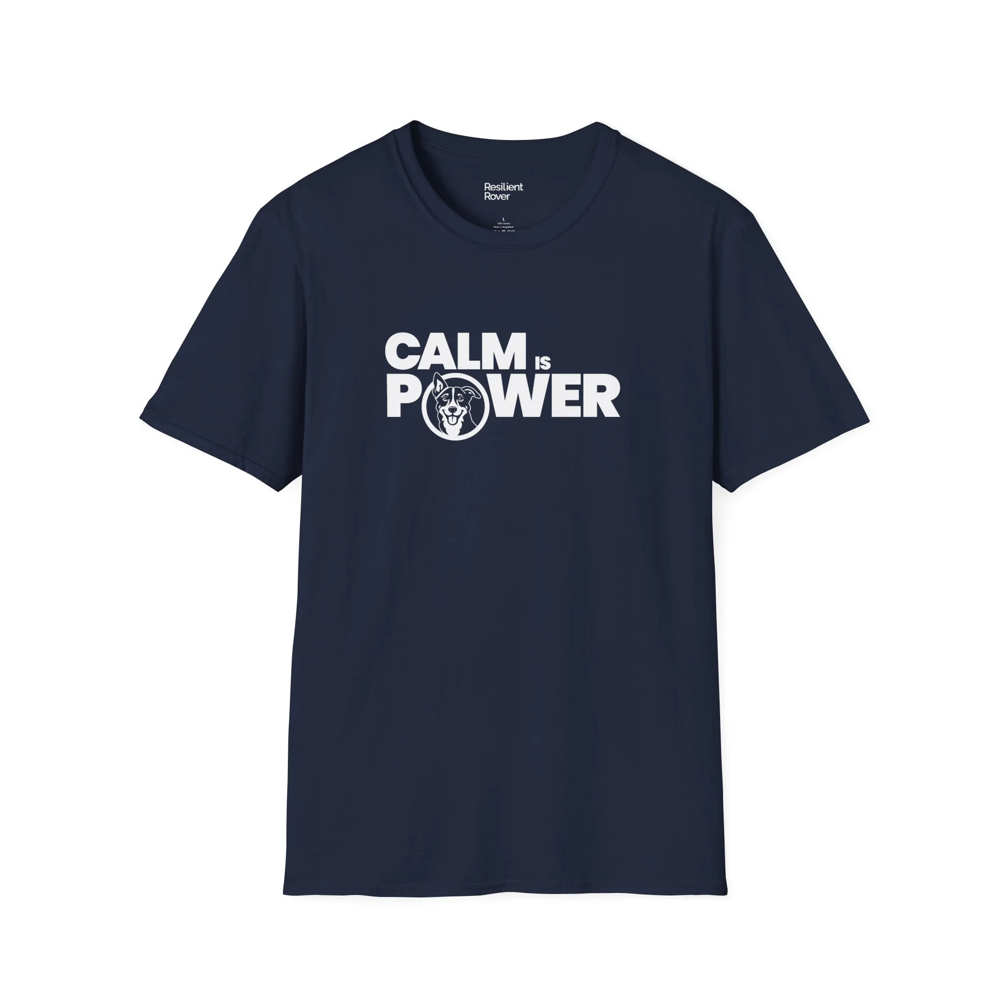 Calm Is Power Lightweight Crew-neck Unisex T-Shirt