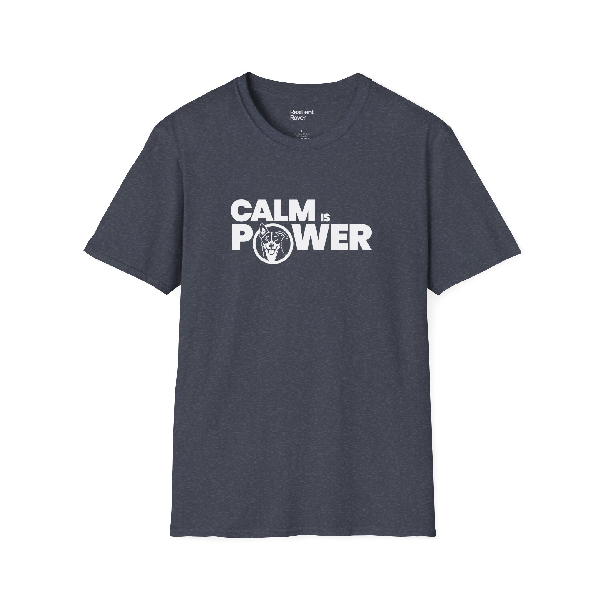 Calm Is Power Lightweight Crew-neck Unisex T-Shirt