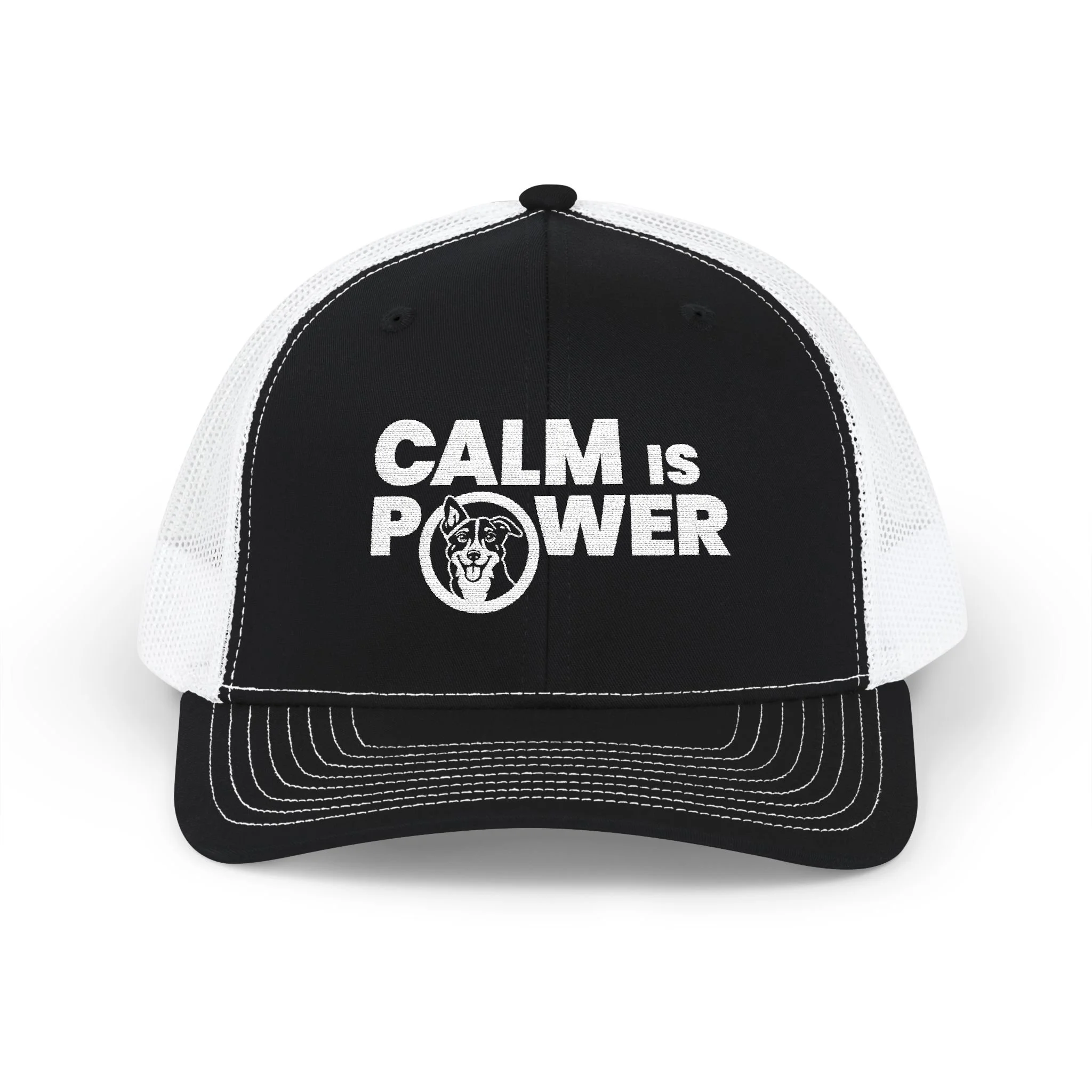 Calm Is Power Snapback Trucker Cap