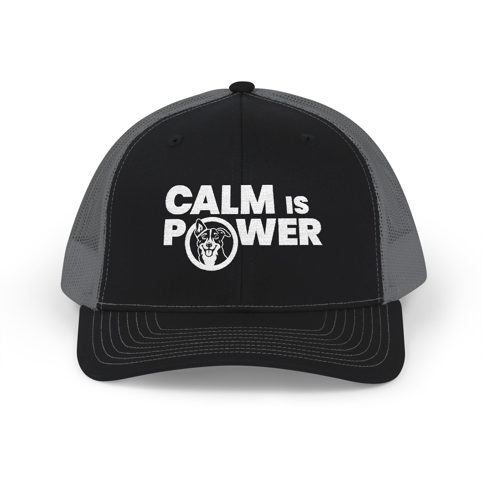 Calm Is Power Snapback Trucker Cap