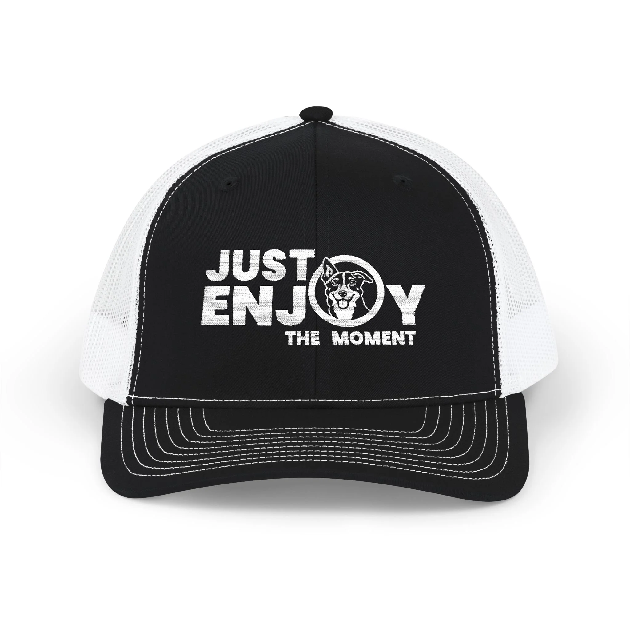 Just Enjoy the Moment Snapback Trucker Cap