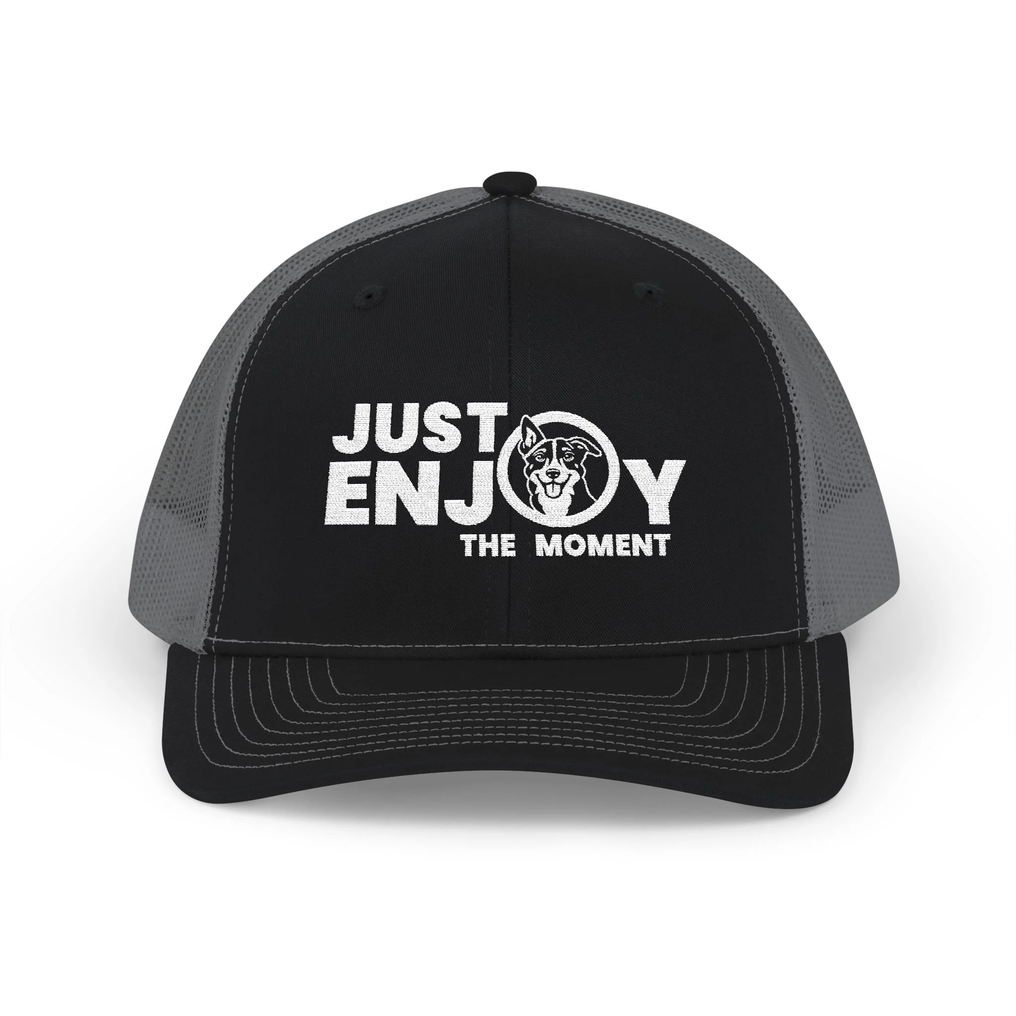 Just Enjoy the Moment Snapback Trucker Cap