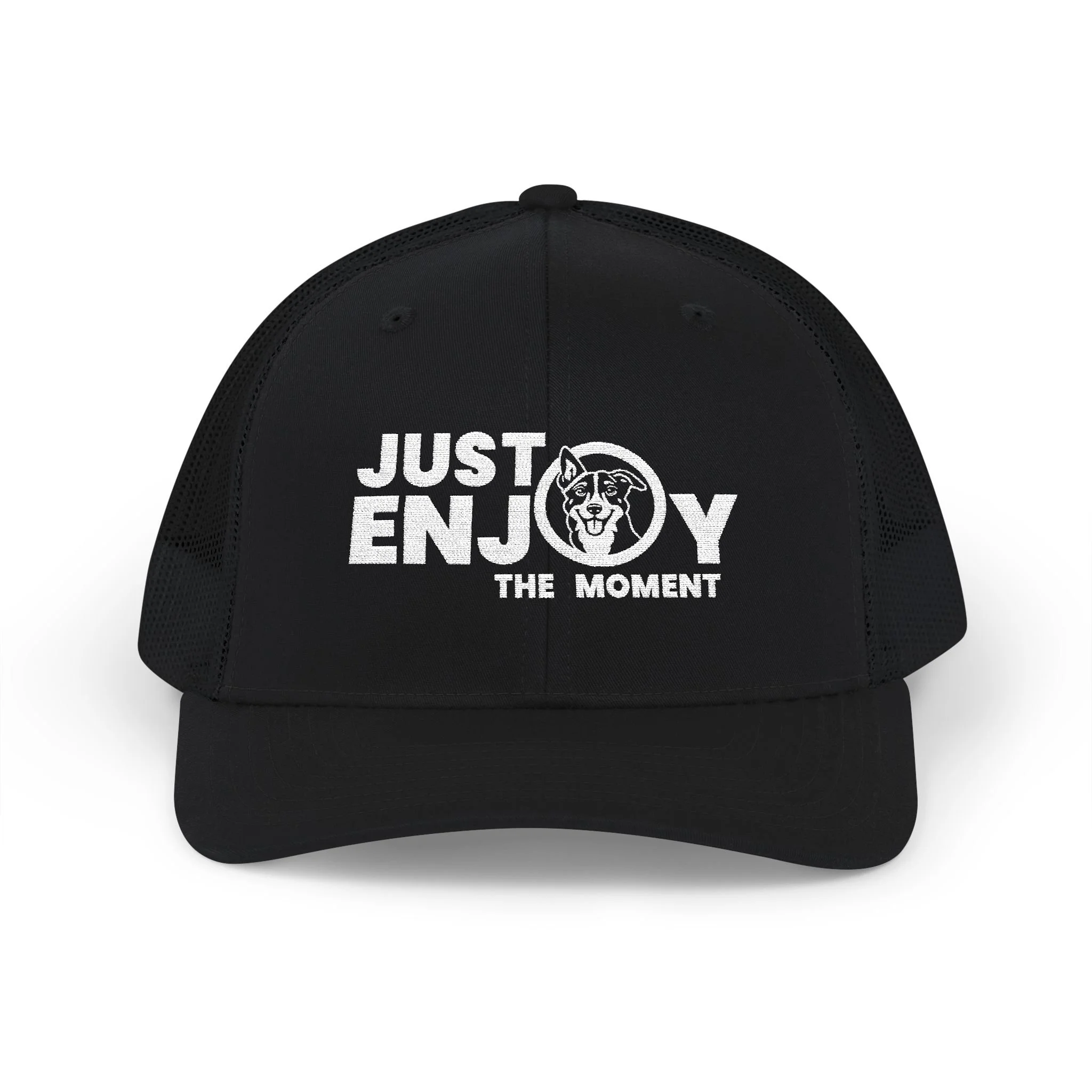 Just Enjoy the Moment Snapback Trucker Cap