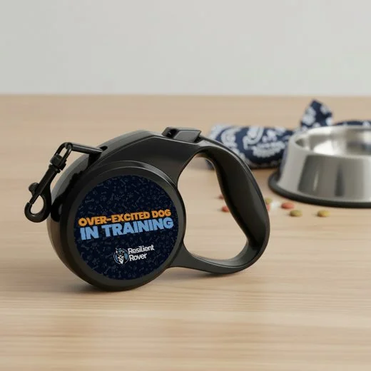 “Over-Excited Dog In Training” Retractable Leash