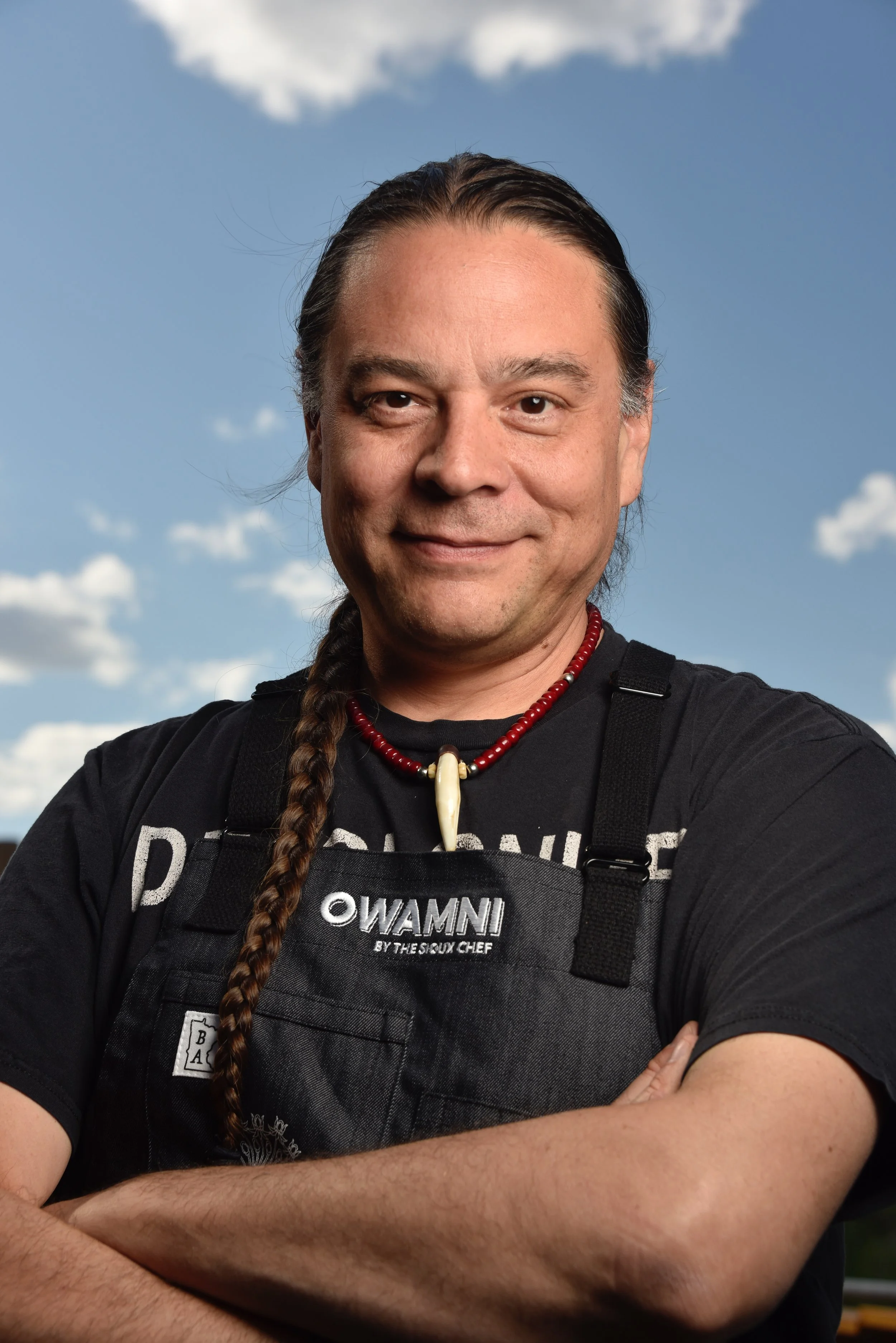 Chef Sean Sherman
Founder/Executive Director: NĀTIFS
Founder/CEO: The Sioux Chef and Owamni by The Sioux Chef