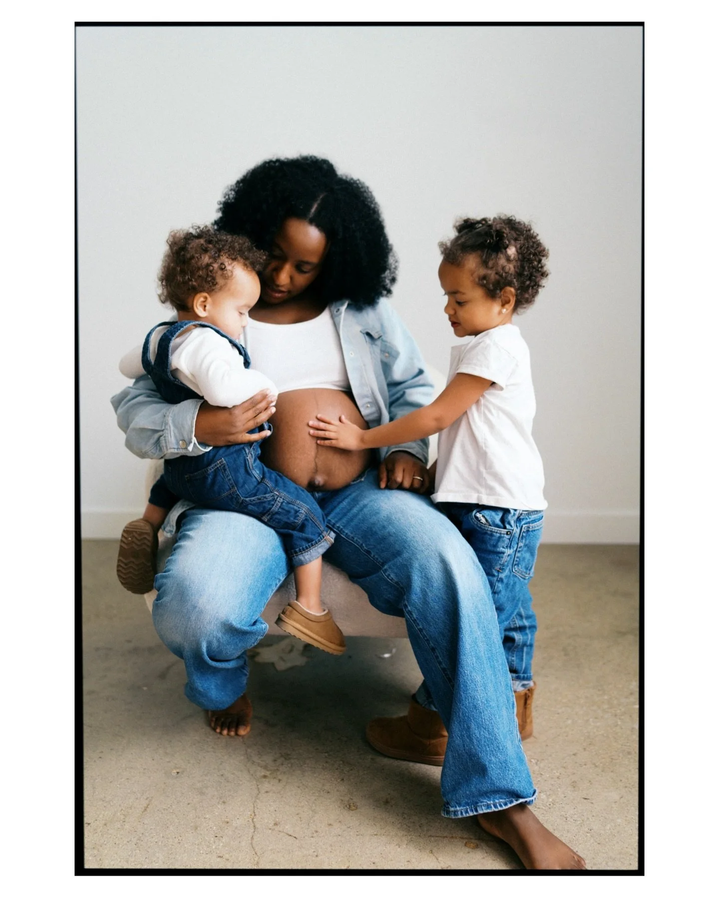 Peep the Polaroid her oldest took on the last slide ❤️