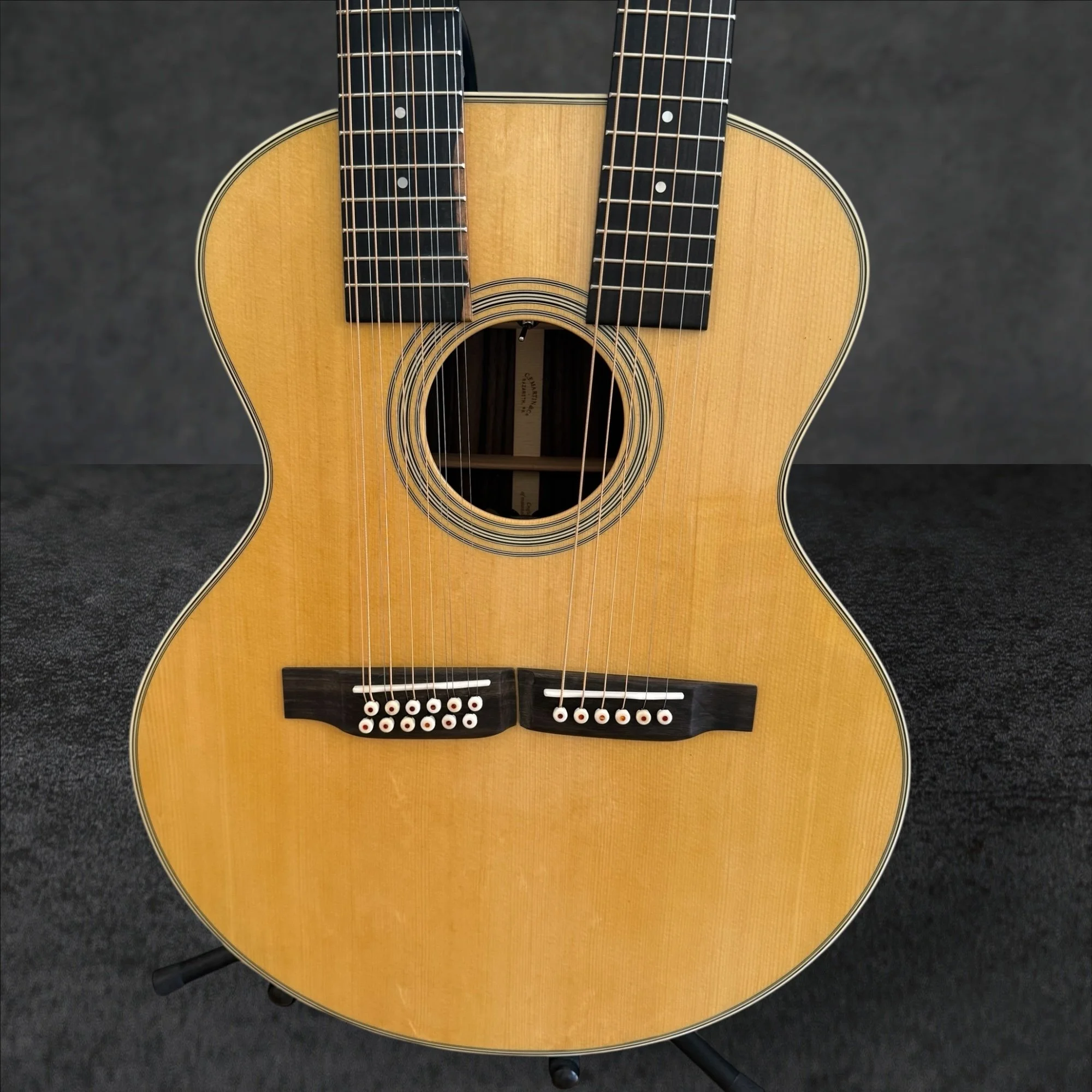 2025 Martin Grand J-28E DN Double Neck - Natural Jam Session Guitars