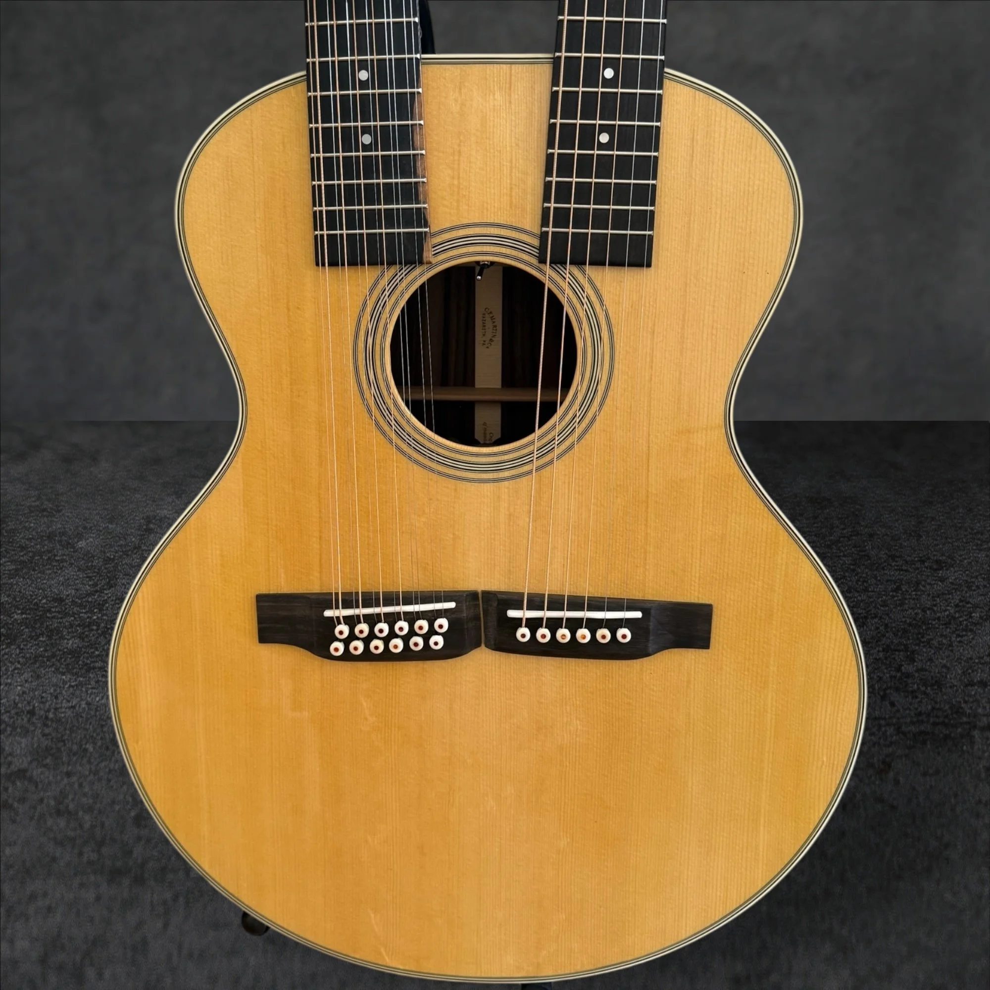 2025 Martin Grand J-28E DN Double Neck - Natural Jam Session Guitars