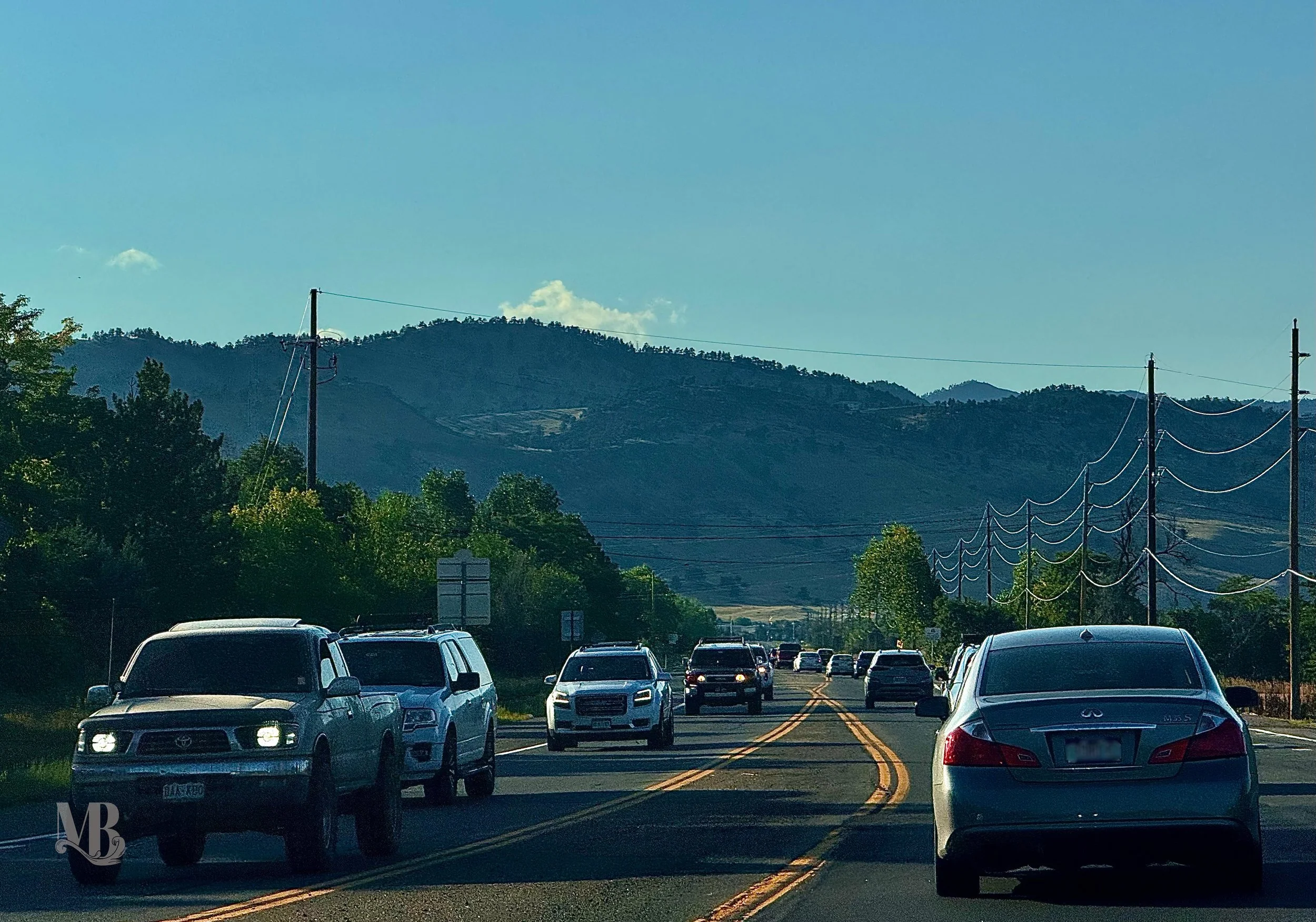 Mountain View from Road
