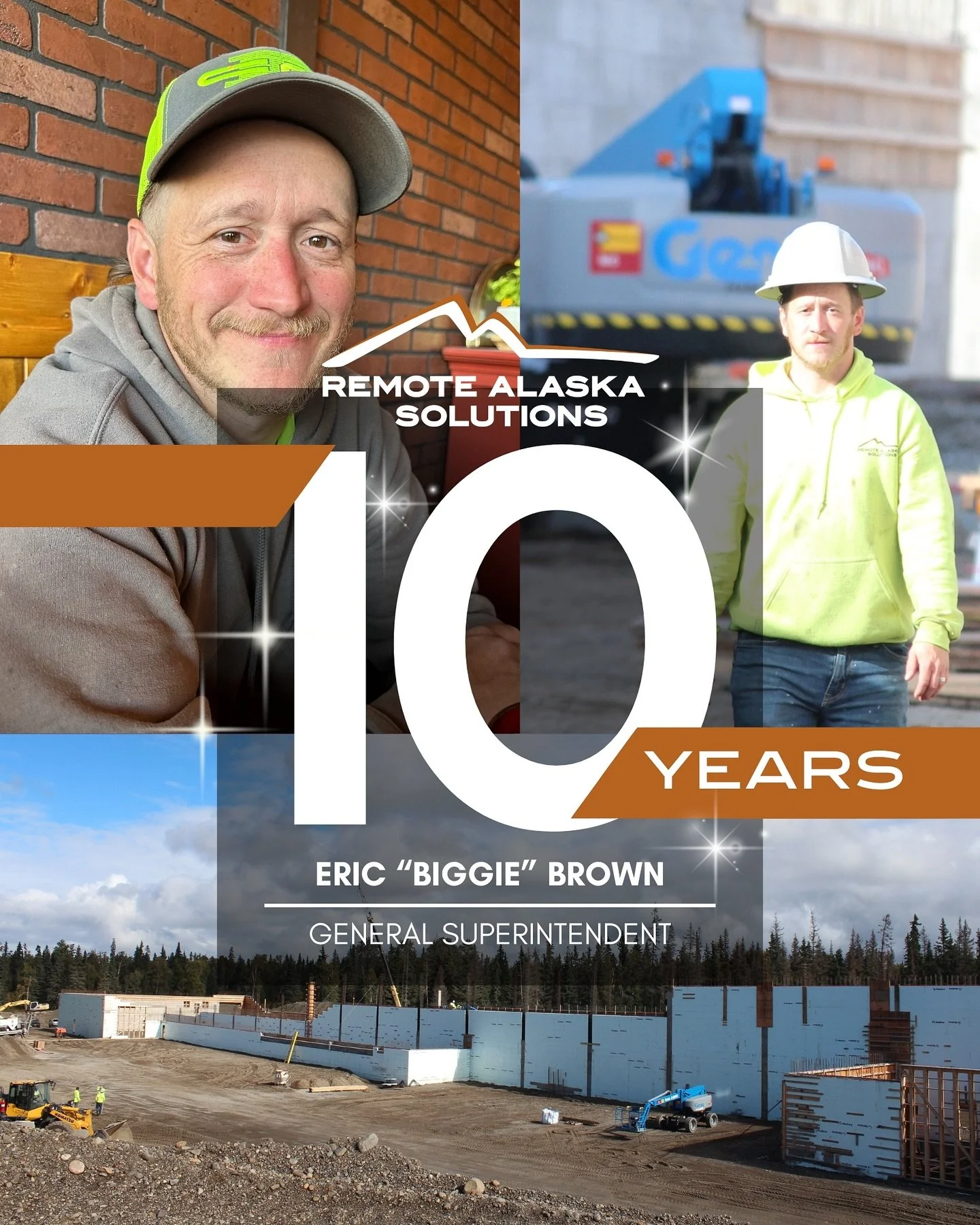 A big thanks are in order as we celebrate our General Superintendent, Eric &ldquo;Biggie&rdquo; Brown, and his 10-year milestone helping our companies build #ConcreteStrong across Alaska.

Biggie has a gift for making the impossible happen. Tell him 