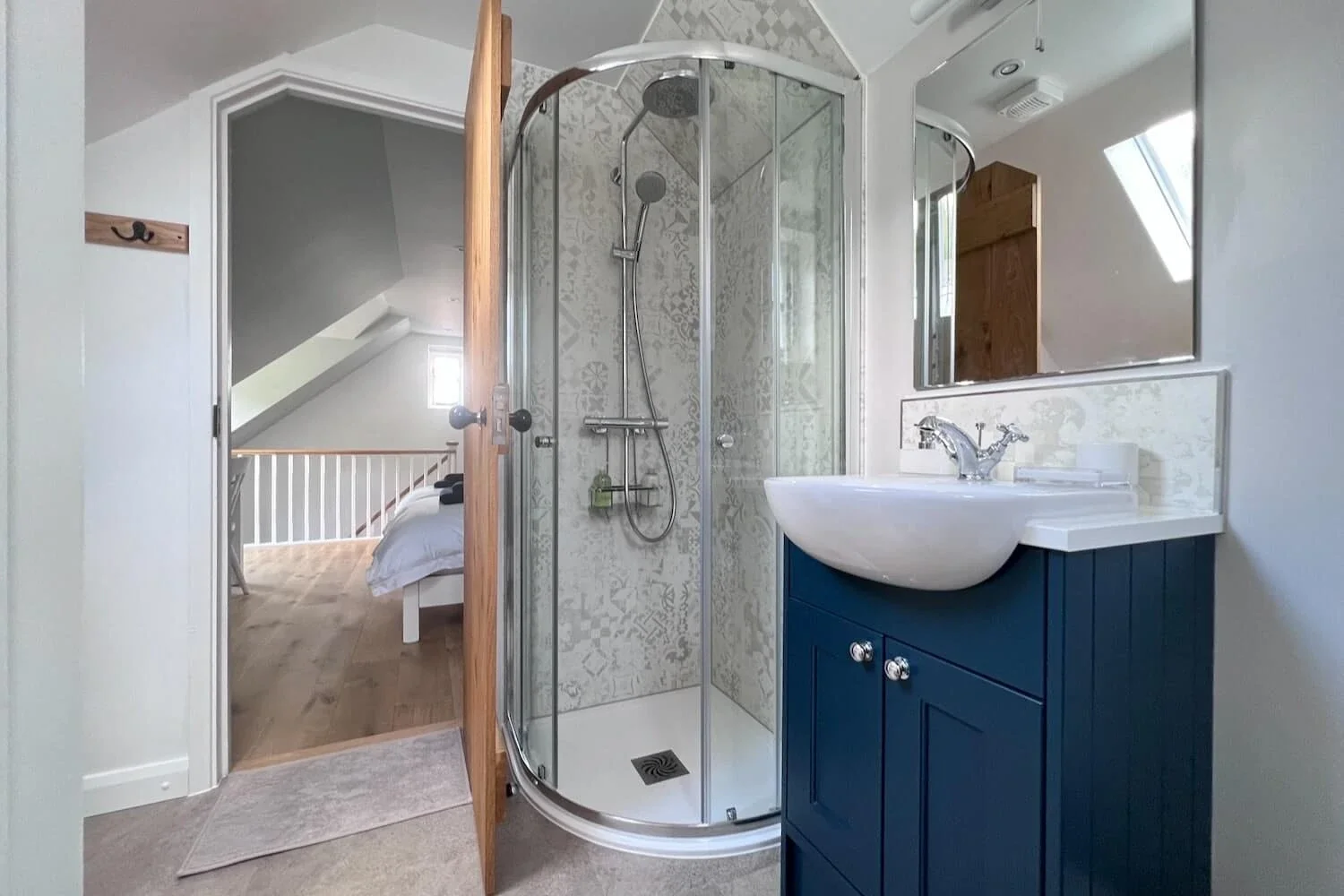 Upstairs shower room