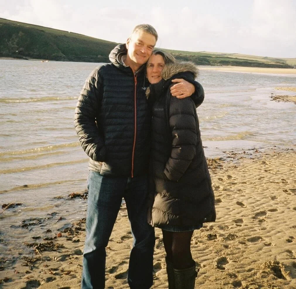 Alison and Andrew, owners of The Old Workshop holiday cottage in Monkton Combe, near Bath