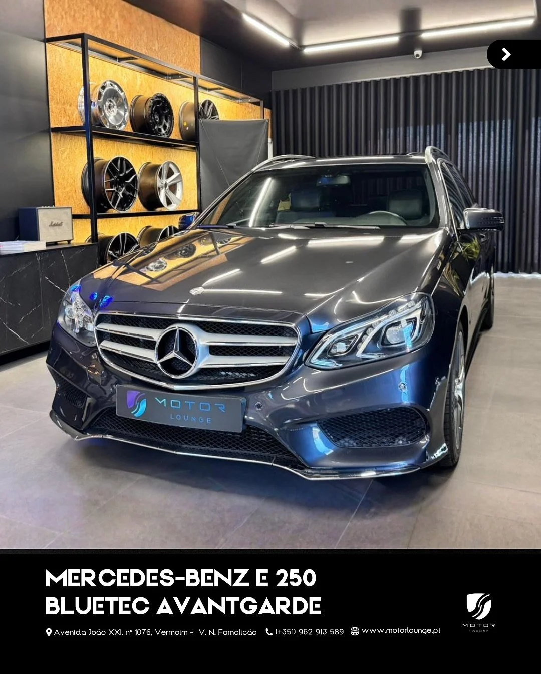 Mercedes E250cdi 

⚙️ Caixa autom&aacute;tica 
✅ 7 lugares 
🇵🇹 Nacional 
🛣️ 219000km

💶 21300&euro; 

Possibilidade de financiamento✅

🌐 www.motorlounge.pt 

Contacte-nos para mais informa&ccedil;&otilde;es 📲 962 913 589
📍Avenida Jo&atilde;o X