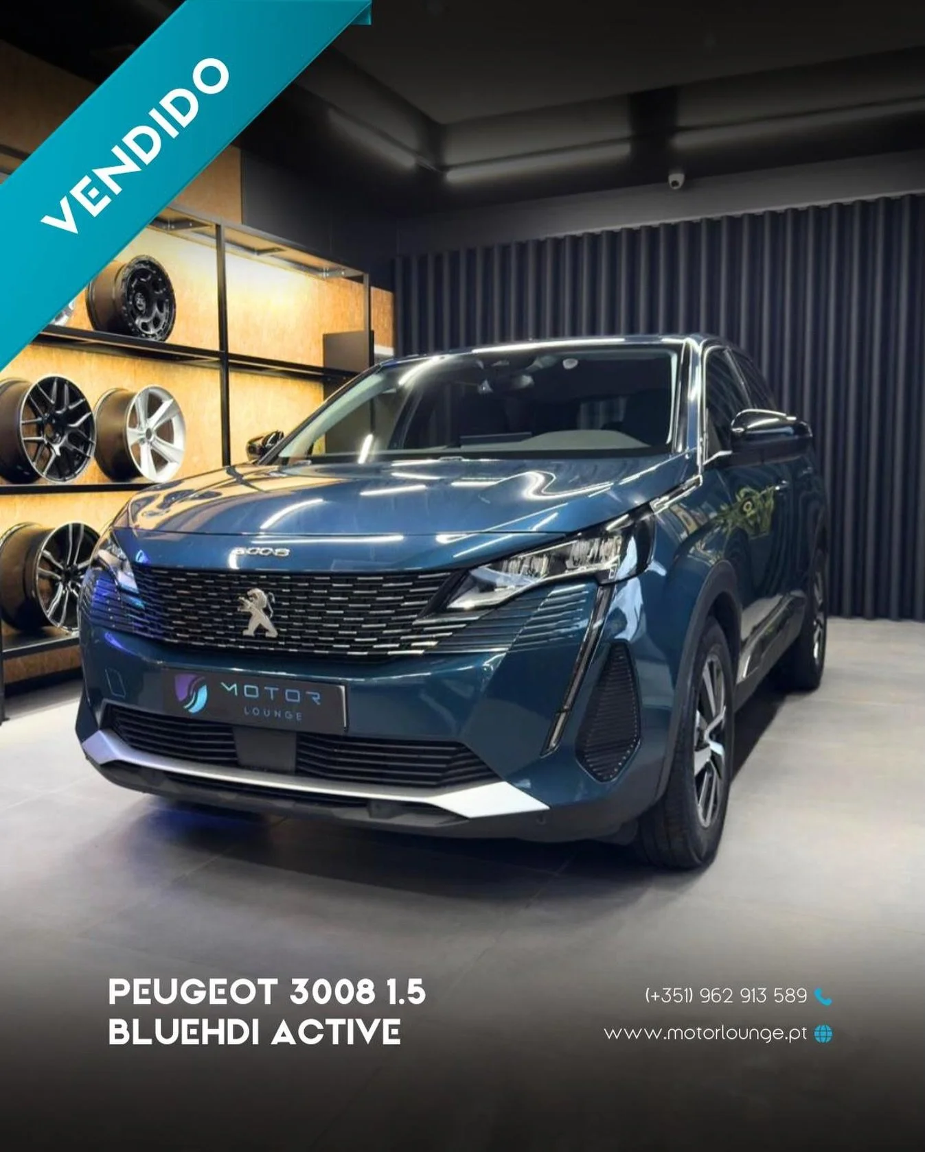 Obrigado pela confian&ccedil;a 🤝

Peugeot 3008 1.5 BlueHDi EAT8 ✅

Consulte todo o nosso stock em www.motorlounge.pt 🌐

Contacte-nos para mais informa&ccedil;&otilde;es 📲 962 913 589
📍Avenida Jo&atilde;o XXI, n&ordm; 1076, Vermoim &ndash; V.N. Fa