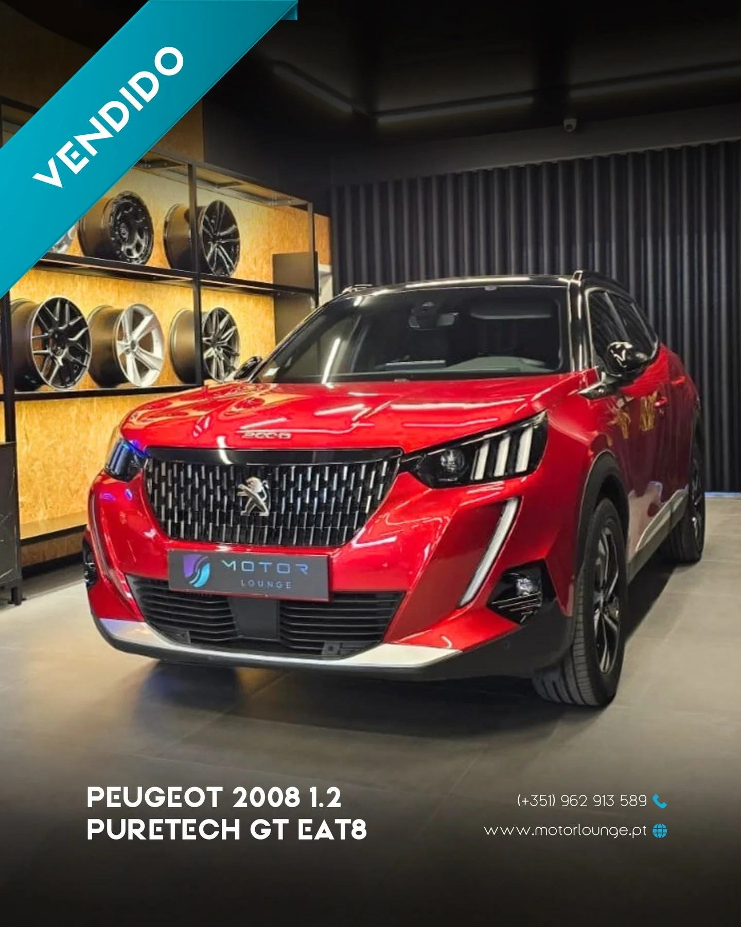 Obrigado pela confian&ccedil;a 🤝

Peugeot 2008 1.2 Puretech GT EAT8 ✅

Consulte todo o nosso stock em www.motorlounge.pt 🌐

Contacte-nos para mais informa&ccedil;&otilde;es 📲 962 913 589
📍Avenida Jo&atilde;o XXI, n&ordm; 1076, Vermoim &ndash; V.N