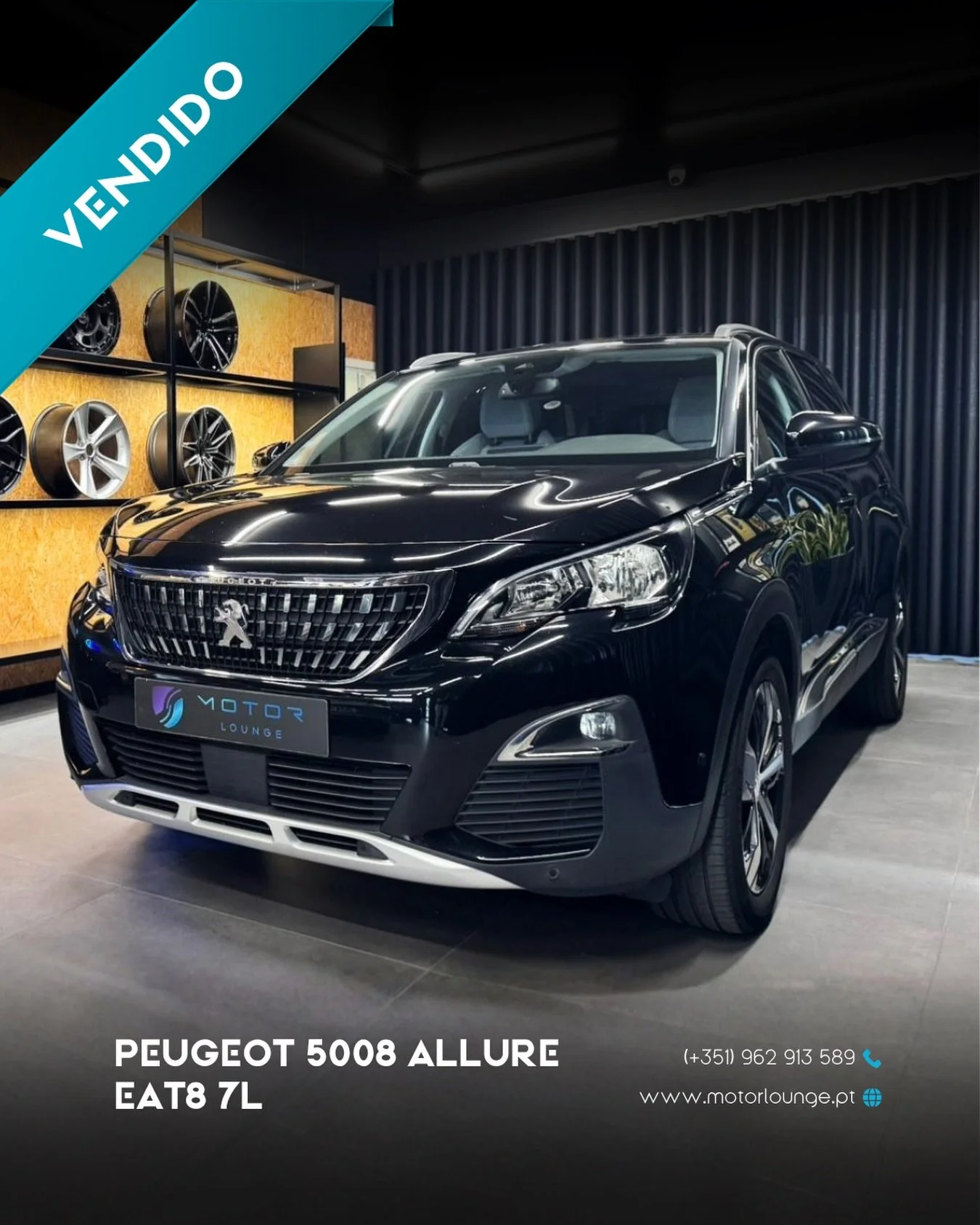 Obrigado pela confian&ccedil;a 🤝

Peugeot 5008 Allure EAT8 7L ✅

Consulte todo o nosso stock em www.motorlounge.pt 🌐

Contacte-nos para mais informa&ccedil;&otilde;es 📲 962 913 589
📍Avenida Jo&atilde;o XXI, n&ordm; 1076, Vermoim &ndash; V.N. Fama