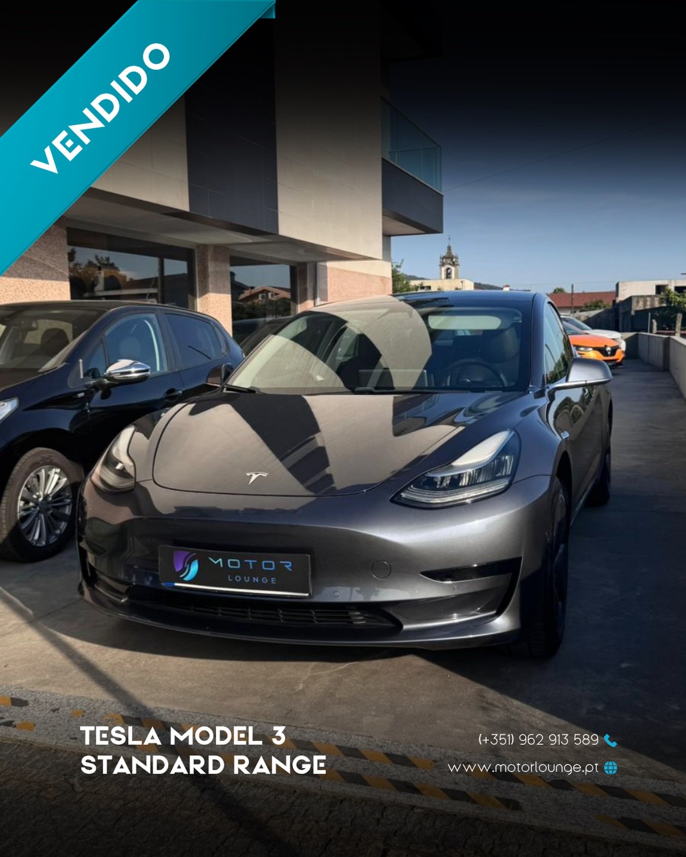 Obrigado pela confian&ccedil;a 🤝

Tesla Model 3 Standard Range ✅

Consulte todo o nosso stock em www.motorlounge.pt 🌐

Contacte-nos para mais informa&ccedil;&otilde;es 📲 962 913 589
📍Avenida Jo&atilde;o XXI, n&ordm; 1076, Vermoim &ndash; V.N. Fam