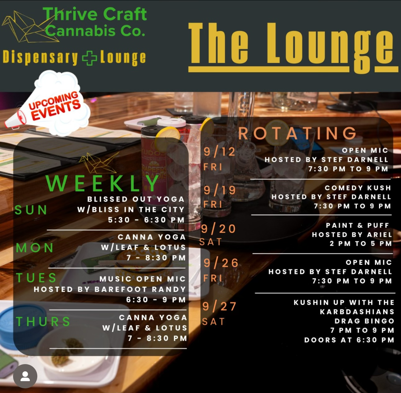 Open Mic Night @ Thrive