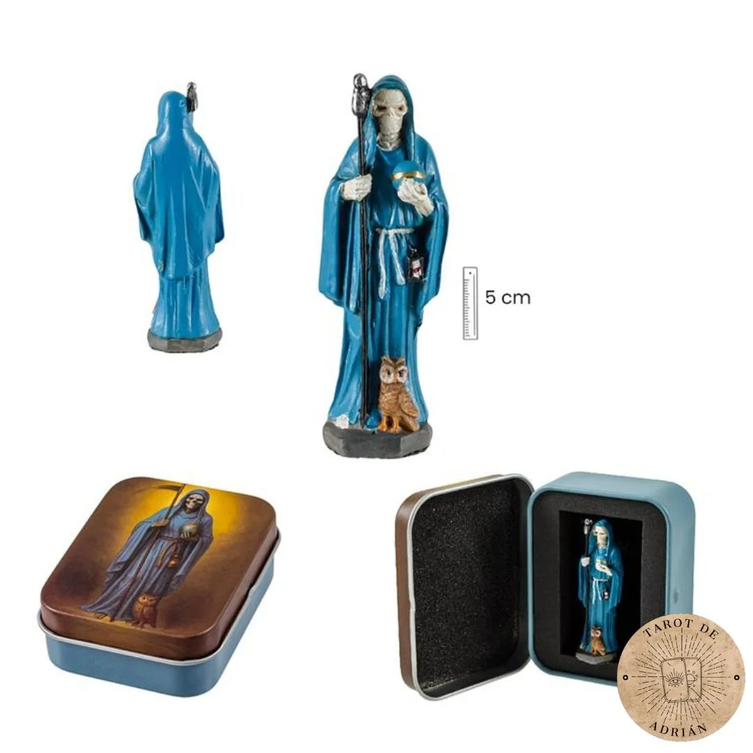 Santa Muerte Azul 5 CM