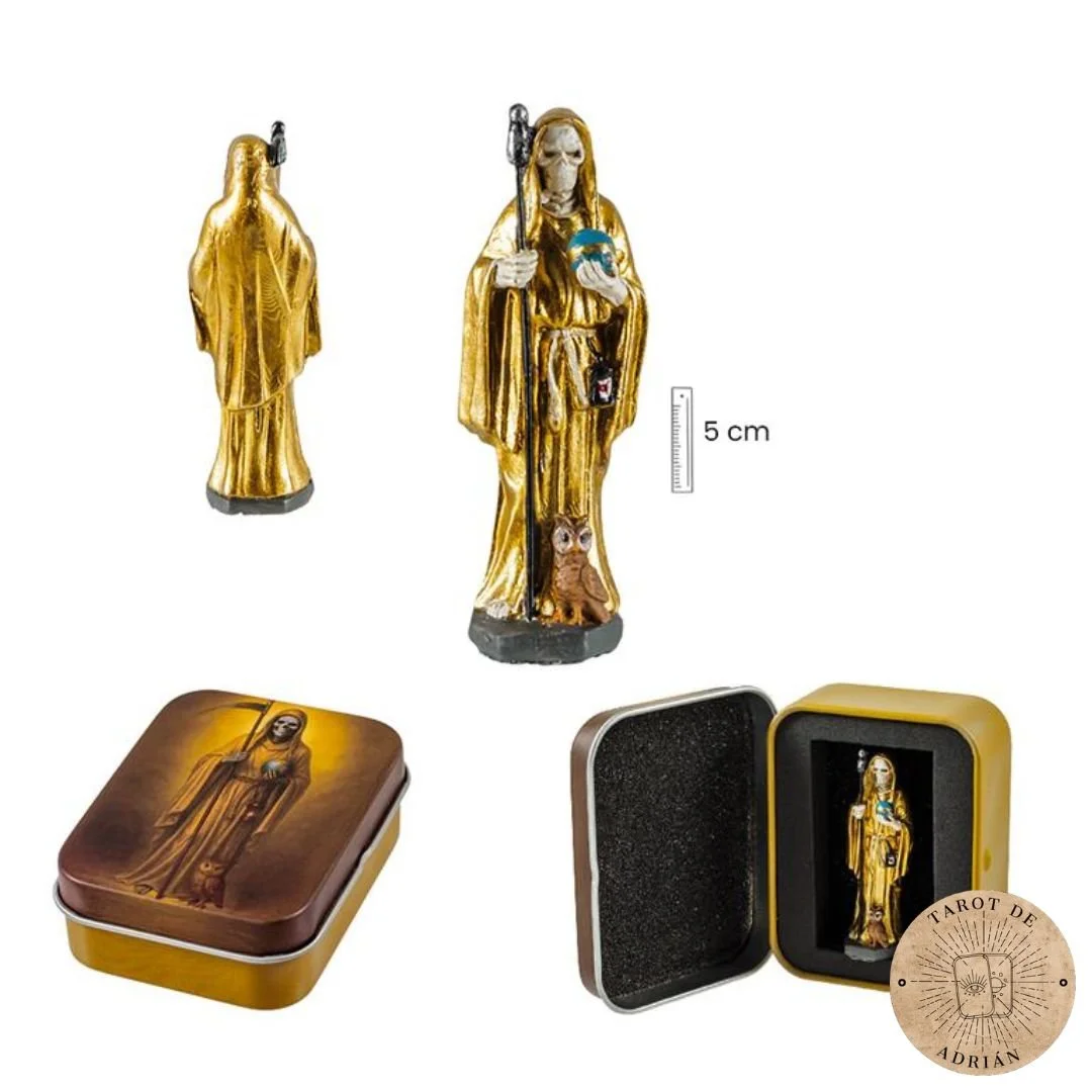Santa Muerte Dorada 5 CM