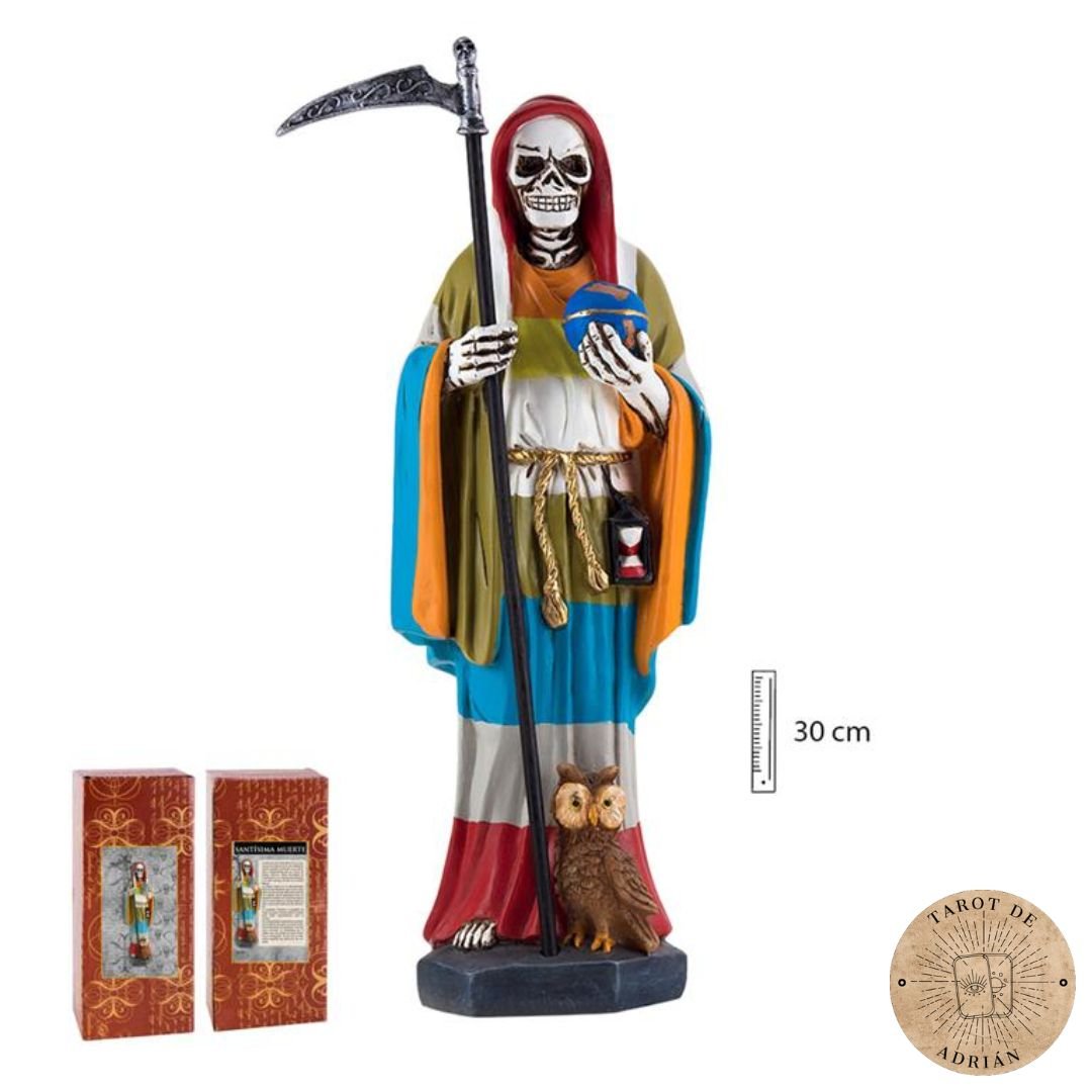 Santa Muerte 7 Potencias 30cm