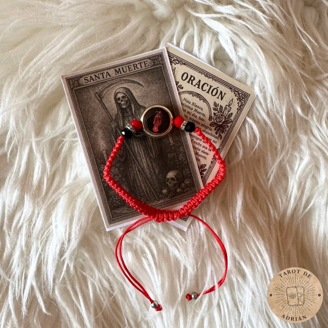 Pulsera Santa Muerte Roja