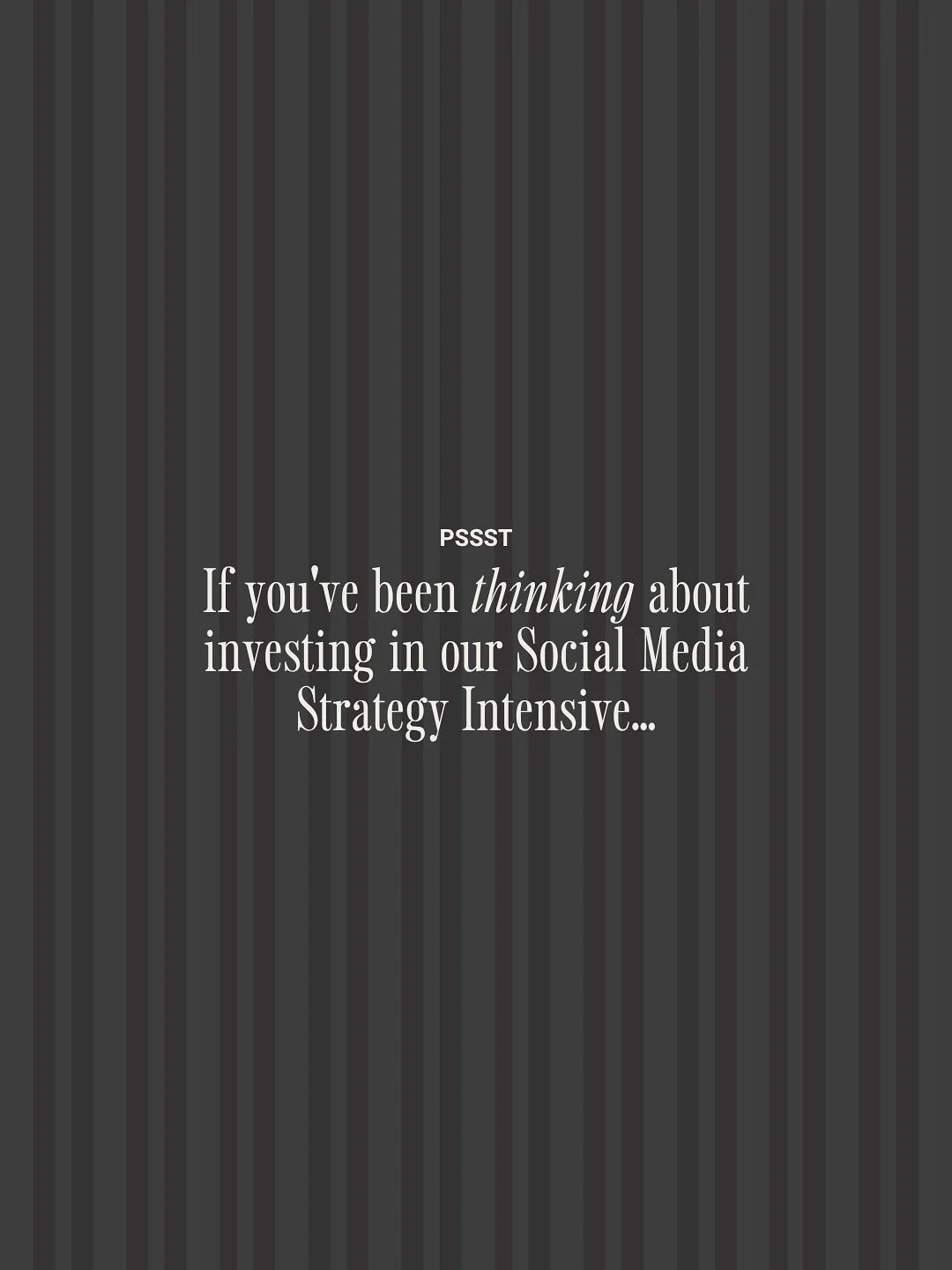 👀 And let&rsquo;s just say&hellip; if you&rsquo;ve been thinking about it you might want to wait a tiny bit longer (our Black Friday offer is coming, and it&rsquo;s good).

Comment &lsquo;FIRSTDIBS&rsquo; to join our waitlist and be the first to kno