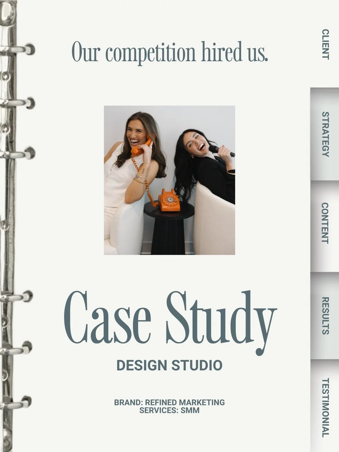 When a brand in our space hired us, here&rsquo;s what happened.

A brand design studio came to us looking for an agency that could go deeper than just posting content. They wanted to feel organized about their marketing, position themselves for highe