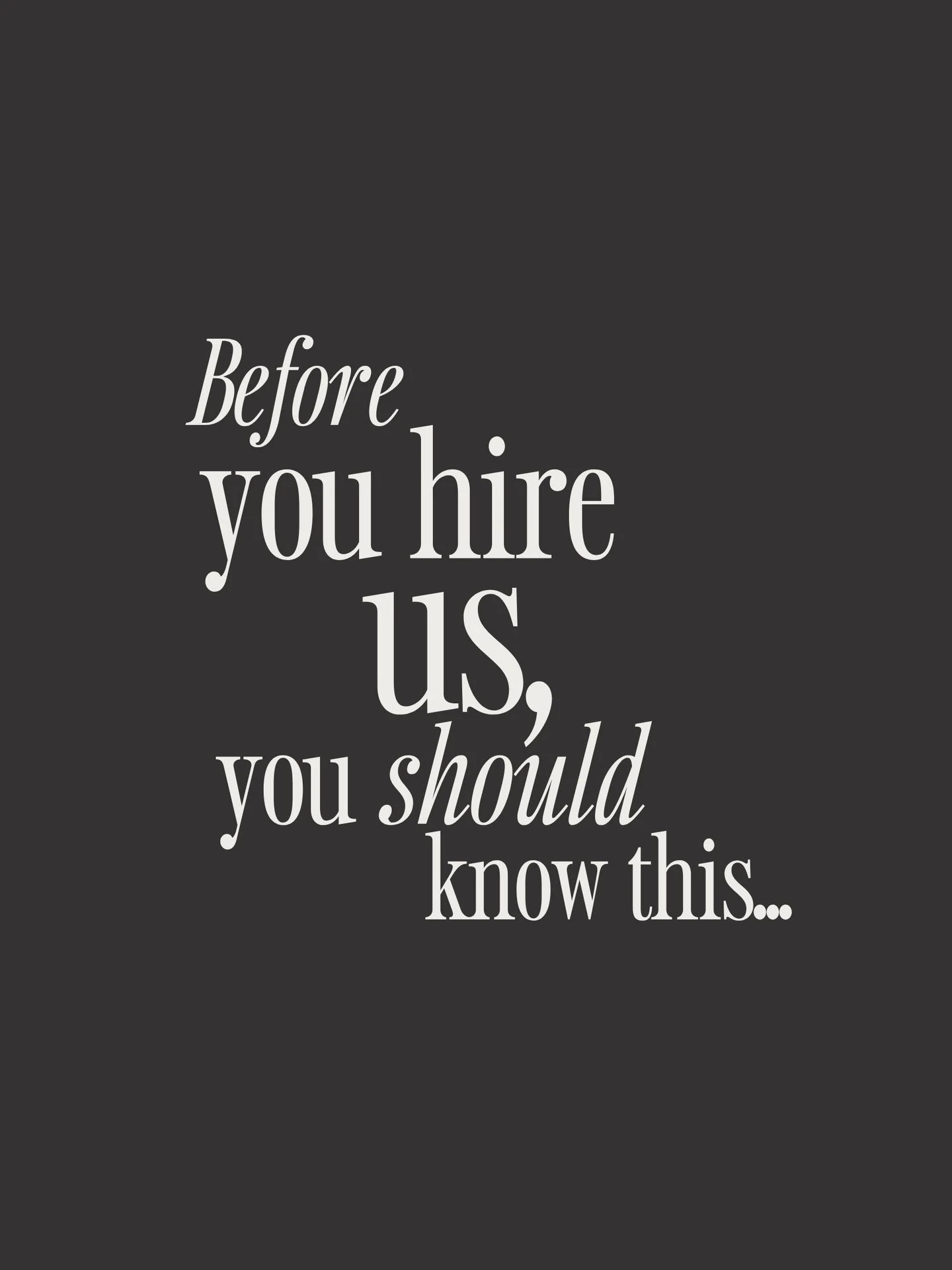 We&rsquo;re not a surface-level digital marketing agency. Everything we do is custom, strategic, and built to help your brand grow with clarity.

Swipe to see what you should know before you hire us 👉

#atlantamarketingagency #socialmediamanagement 