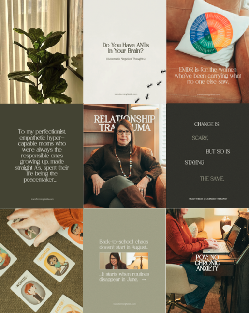 therapist social media 