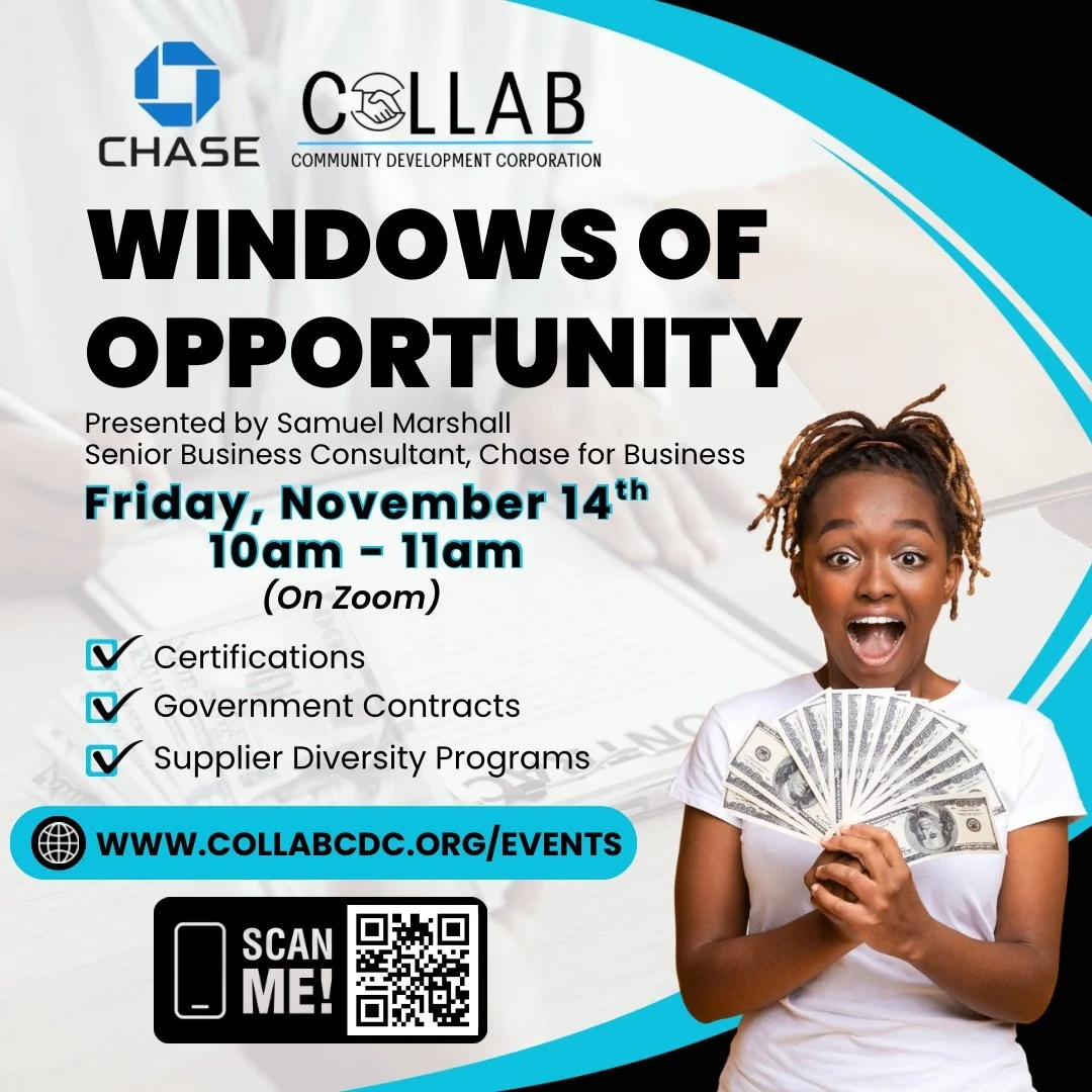 Windows of Opportunity Workshop by Chase Bank