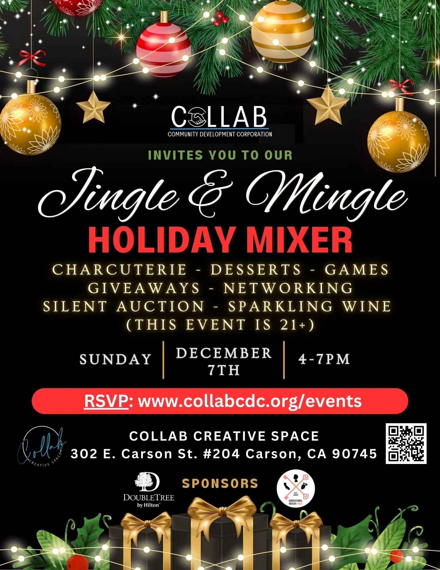 Jingle &amp; Mingle Holiday Mixer and Collab CDC Fundraiser
