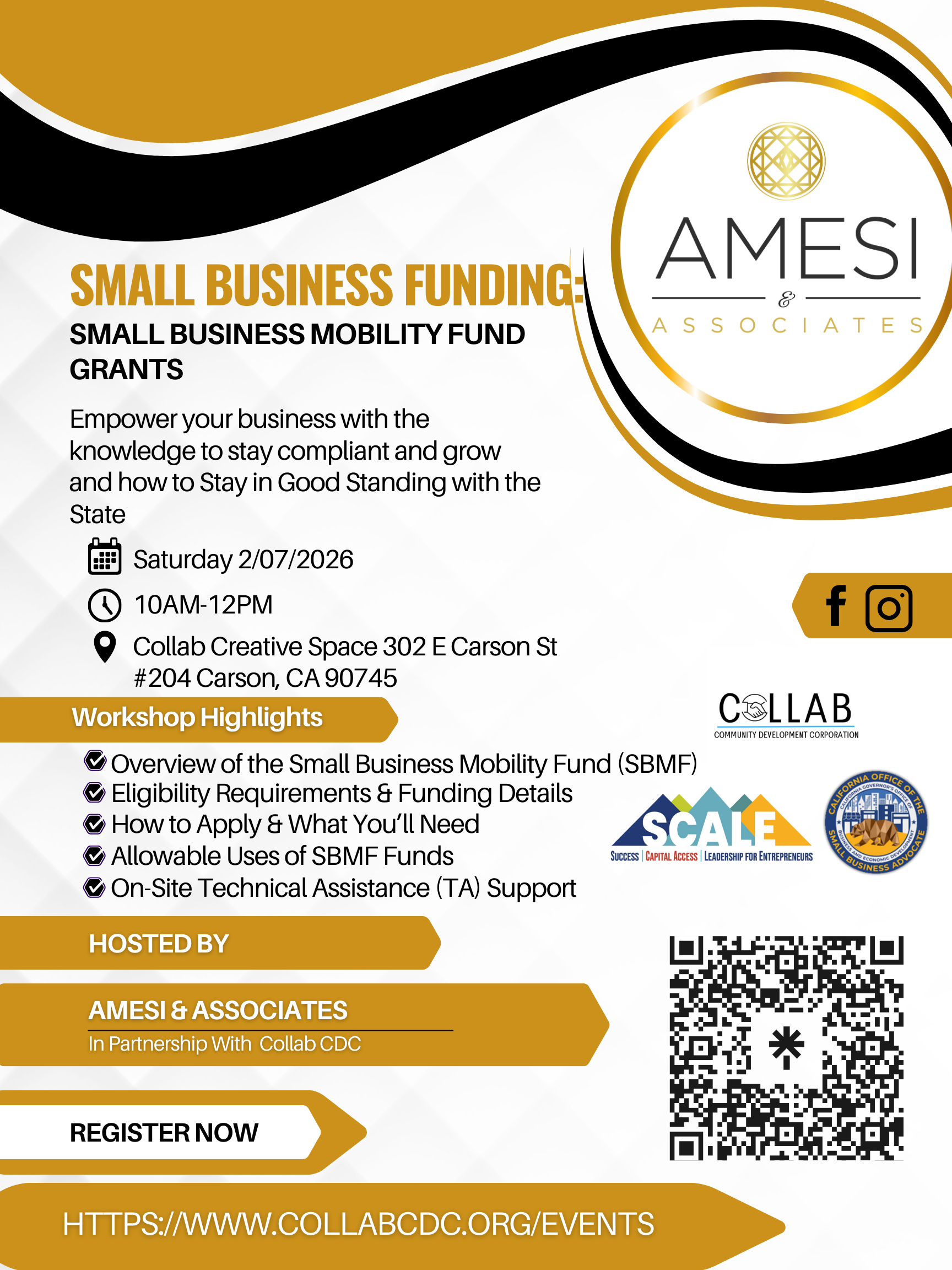 Collab CDC Presents: Small Business Funding Workshop