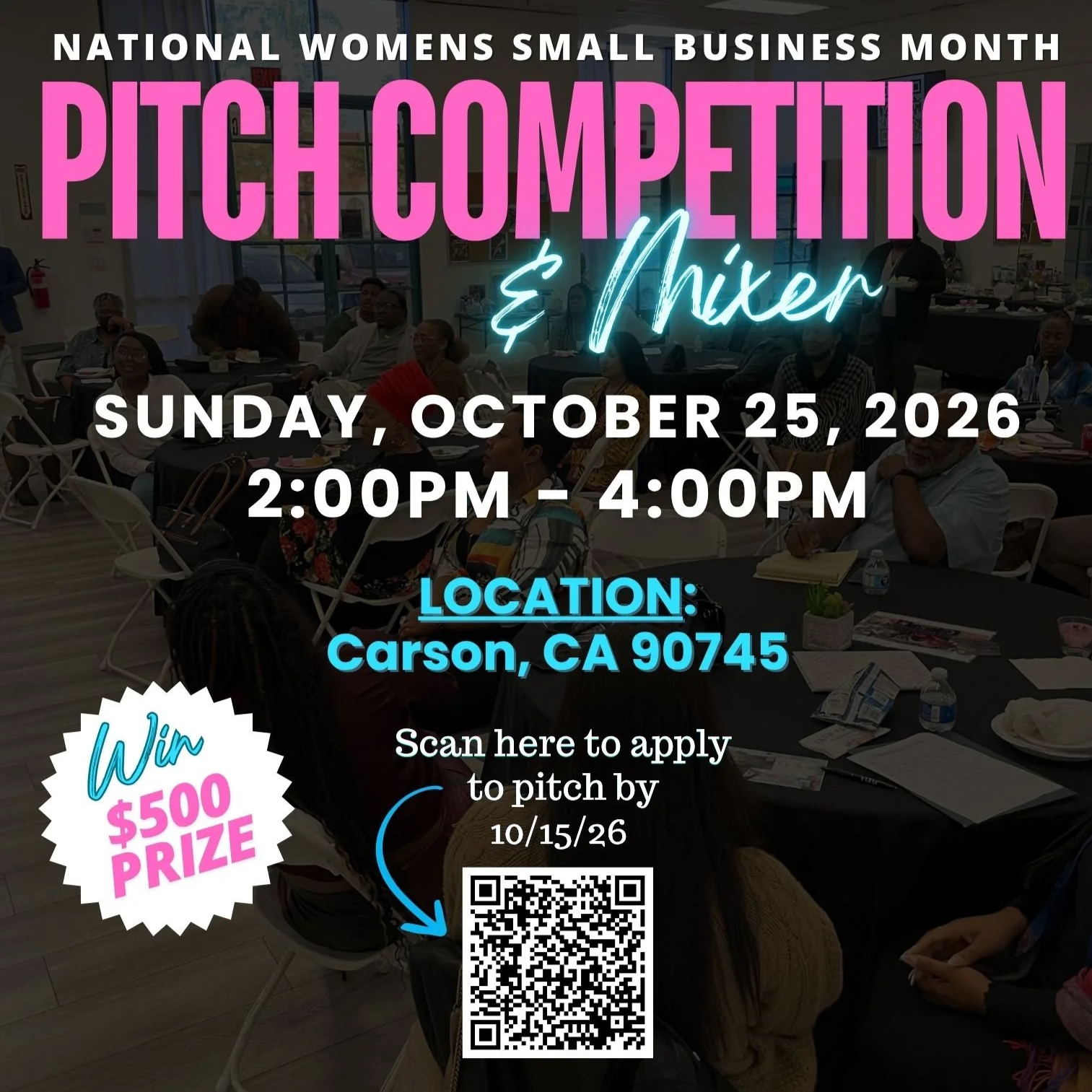 National Women’s Small Business Month Pitch Competition &amp; Mixer