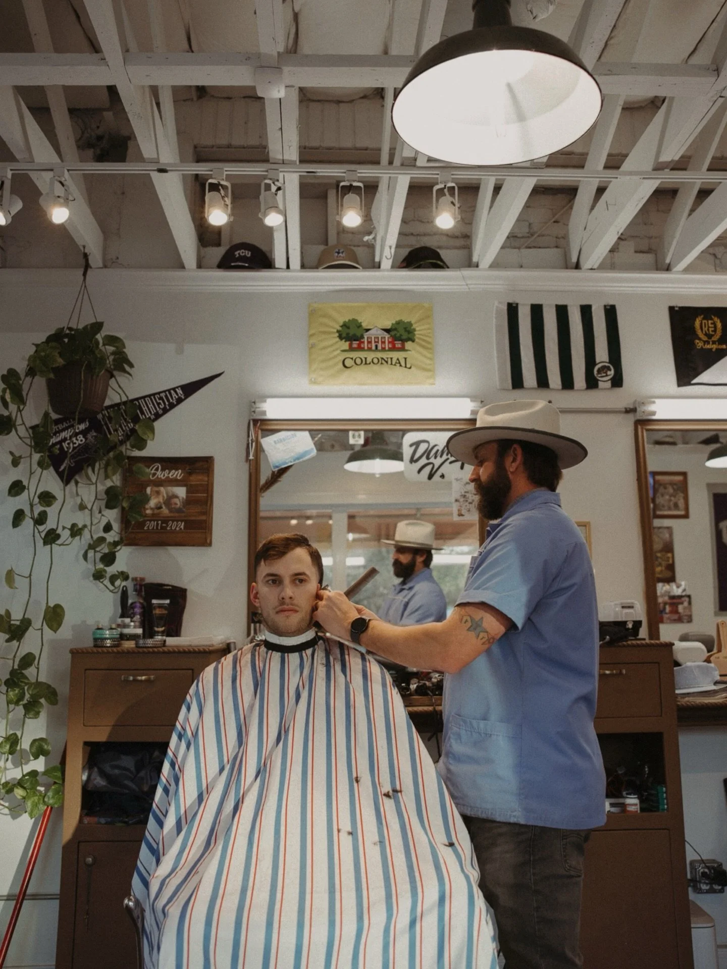 I&rsquo;ve been a loyal customer to Danny V since my son was 3 years old. 10 years and many barbershop visits later, I was thrilled when he asked me to help him update his branding photos for his new shop. 

If you&rsquo;re looking for a new barber i