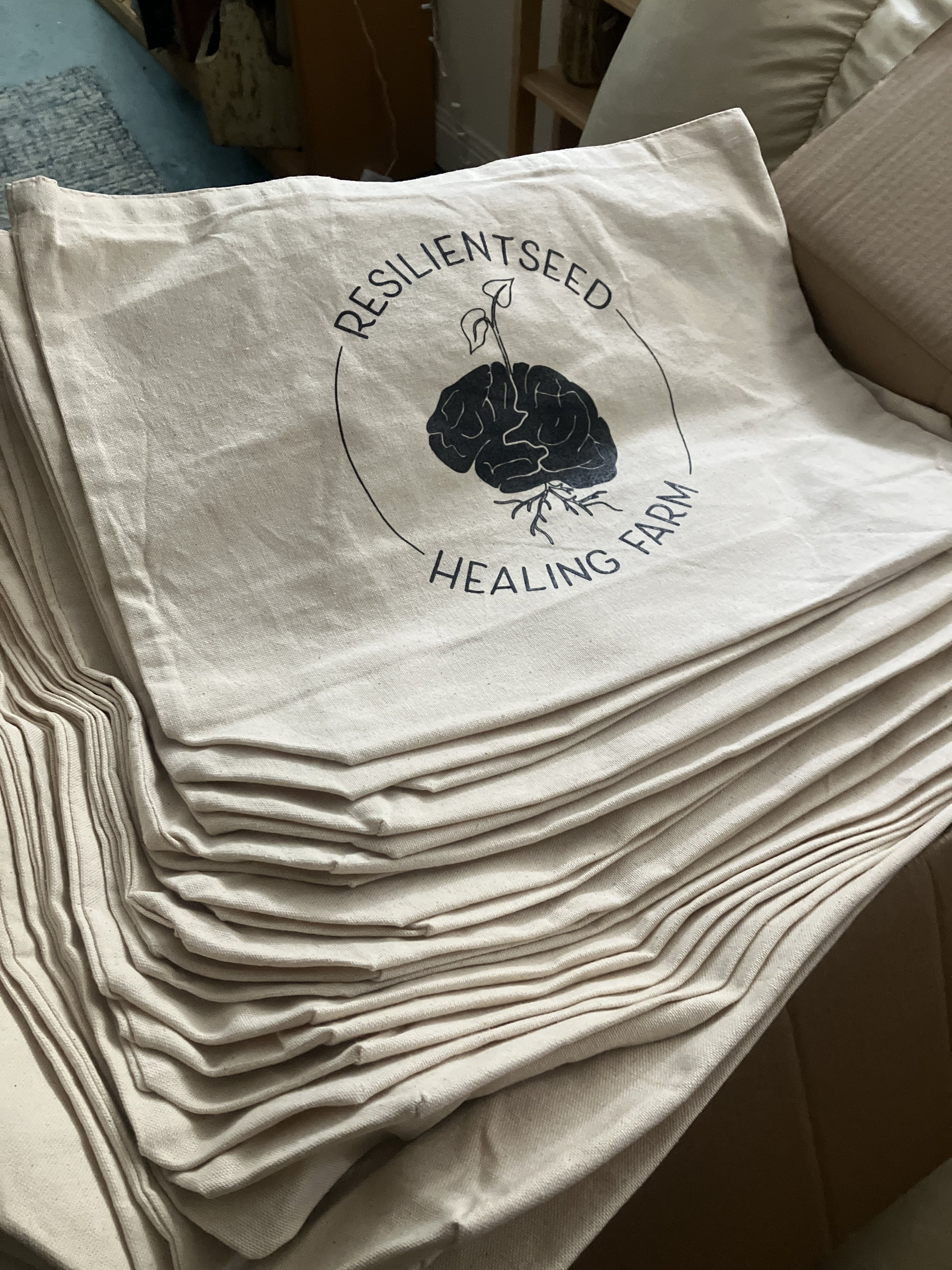 ResilientSeed Healing Farm Tote Bag